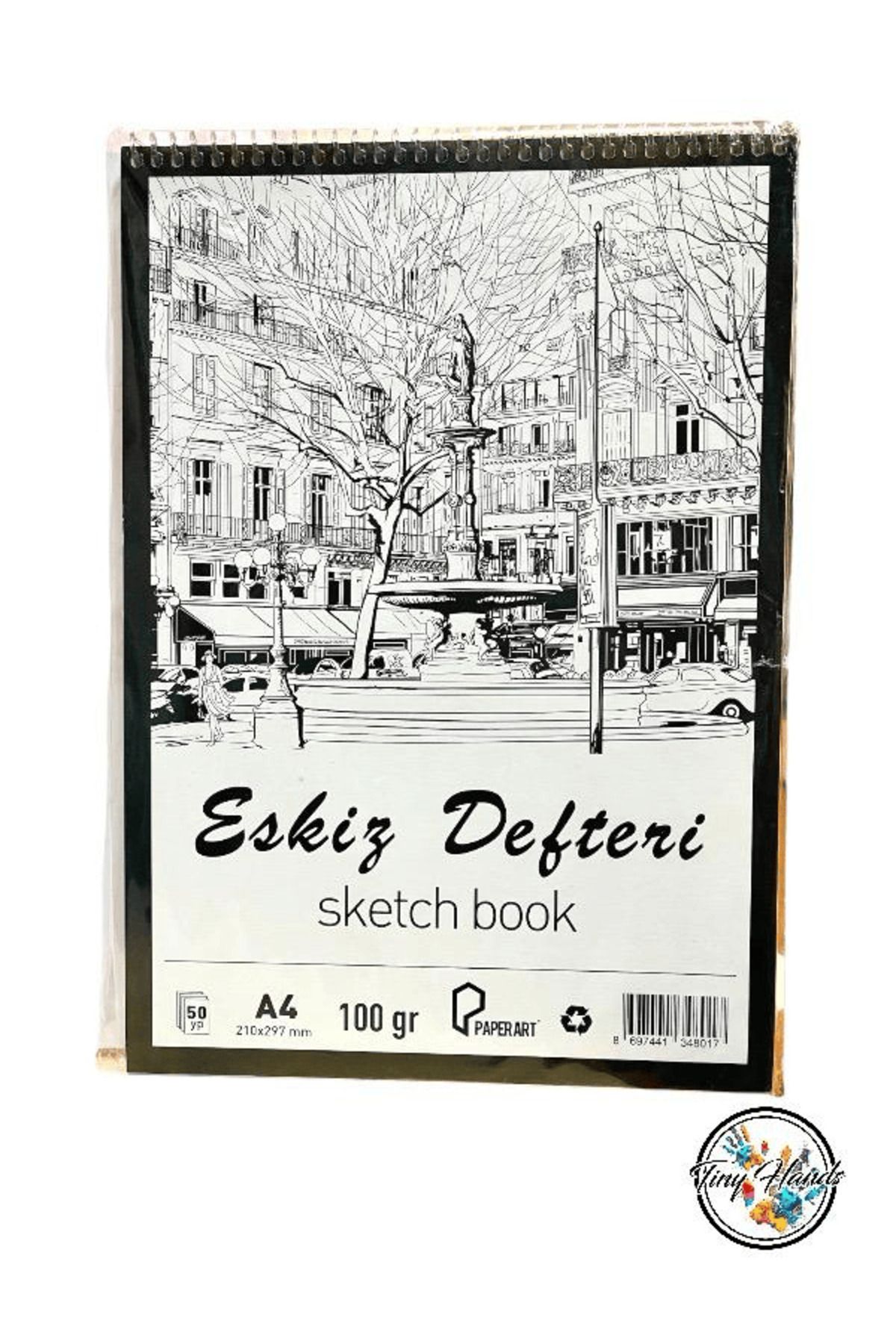 tiny hands-A4 Size Spiral 50 Pages 100 Gr Based Sketch Index Top Opening 1
