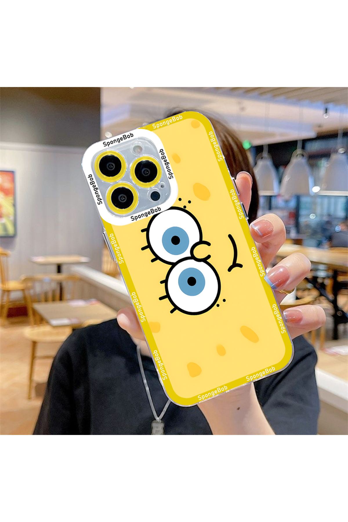 Choice-S-SpongeBob SquarePants Phone Case For iPhone 15 14 13 12 Mini 11 Pro Max X XR XS 7 8 SE Plus Sof... 4