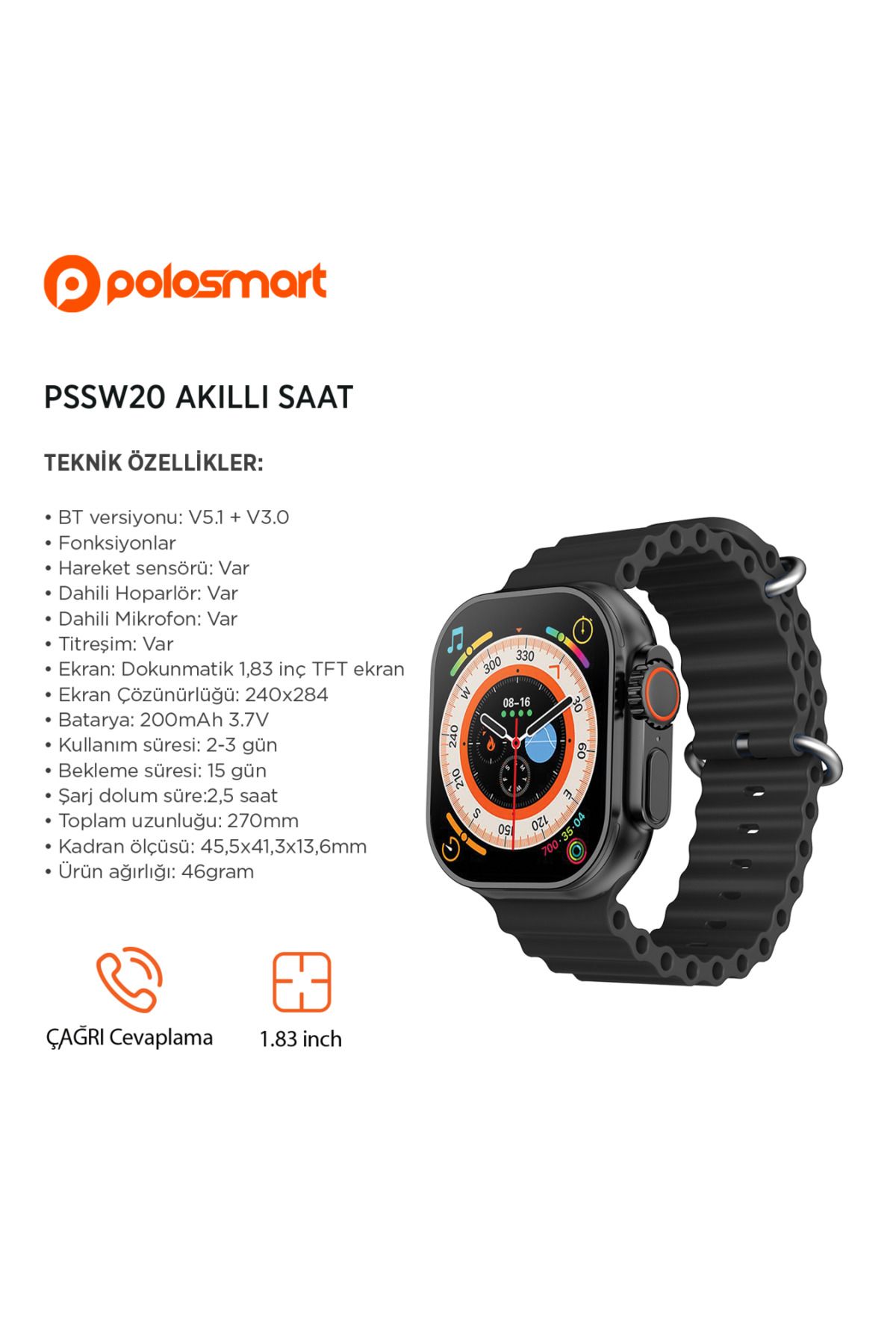 PSSW20 Akıllı Saat