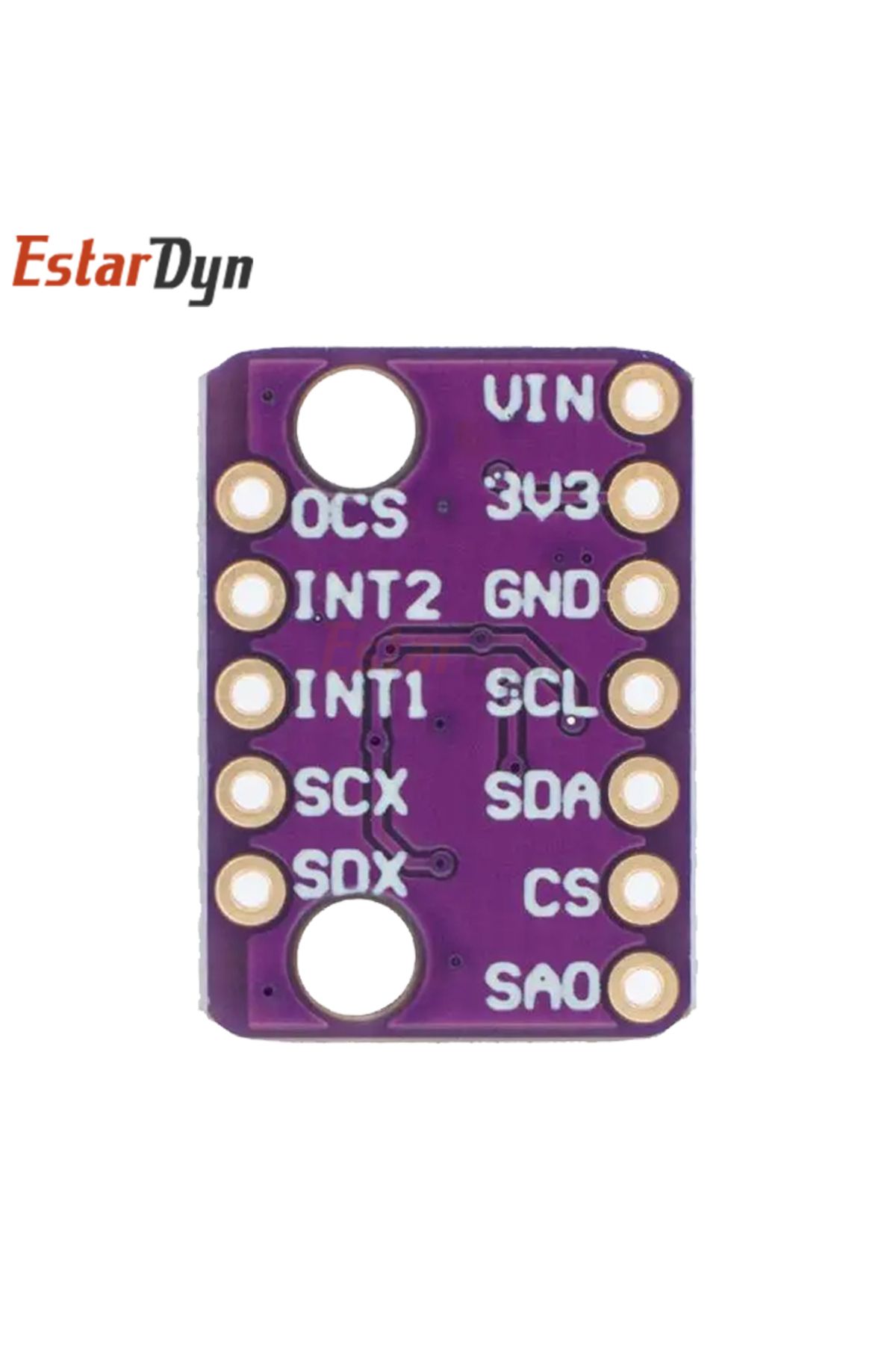 Estardyn-BMI160 GY-BMI160 6DOF 6-Axis Rate Gyro Gravity Accelerometer Sensor Module IIC I2C SPI C... 2
