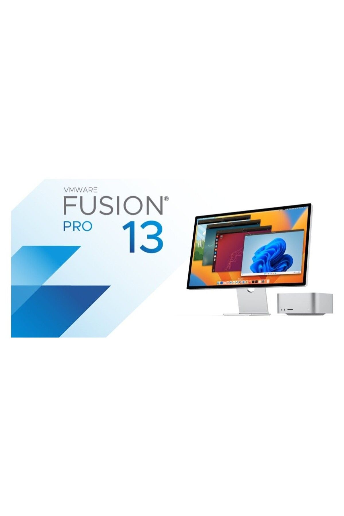 Vmware Fusion Pro 13 - 1 MAC Cihaz Ömür Boyu Dijital Kod