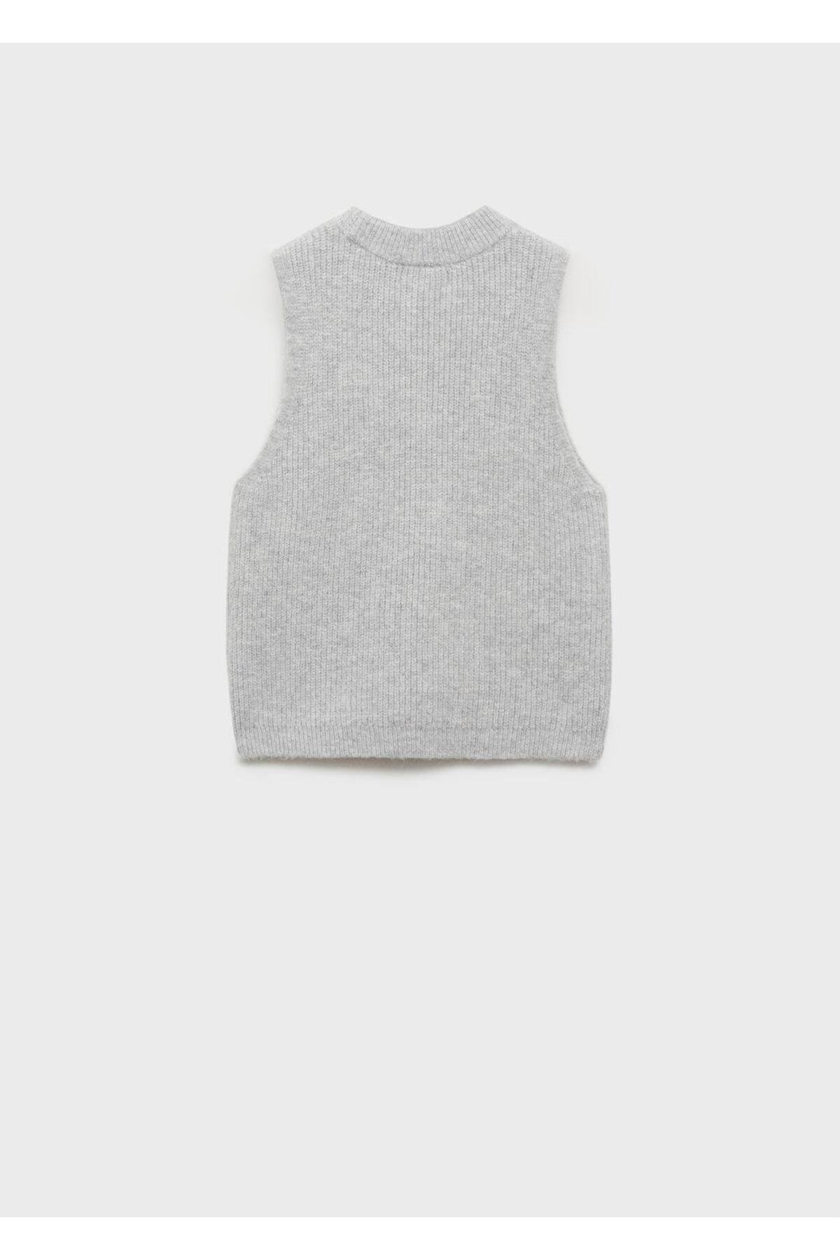 MANGO Kids-Gray Children's Vest 4