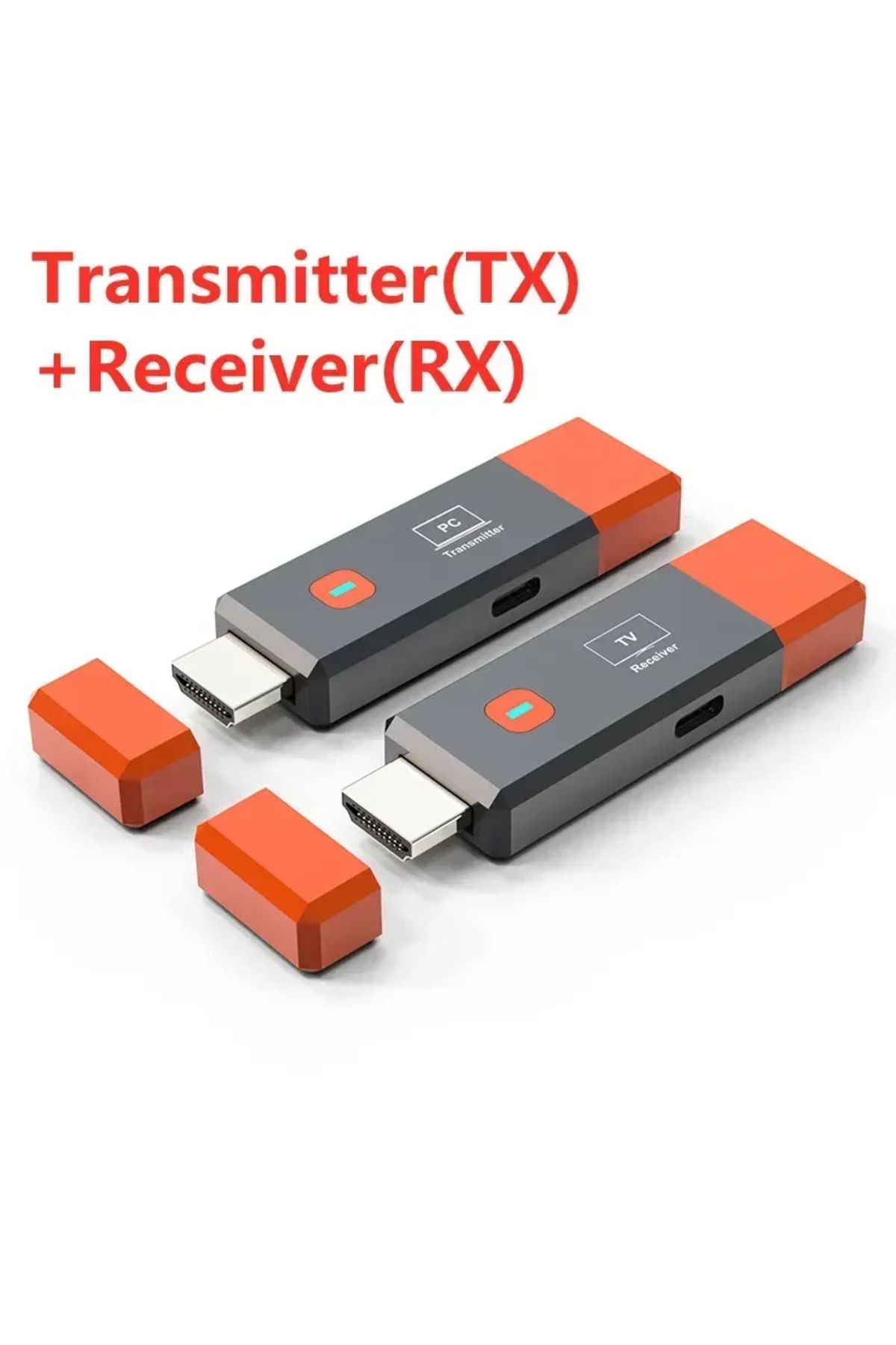 Vikefon-RX and TX Wireless HDMI-Compatible Video Transmitter and Receiver Extender kit TV Stick Dongle Adapt 1