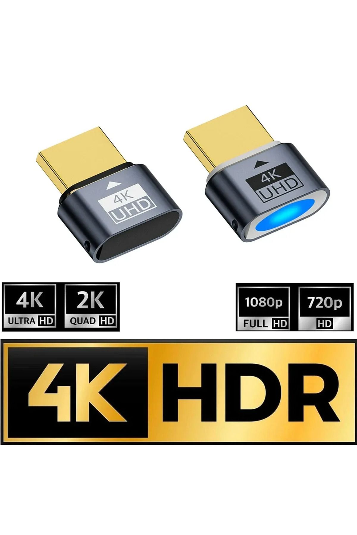Choice-4K HDR Virtual Monitor EDID Emulator HDMI-compatible Dummy Plug Headless Ghost Display Adapter Su... 3