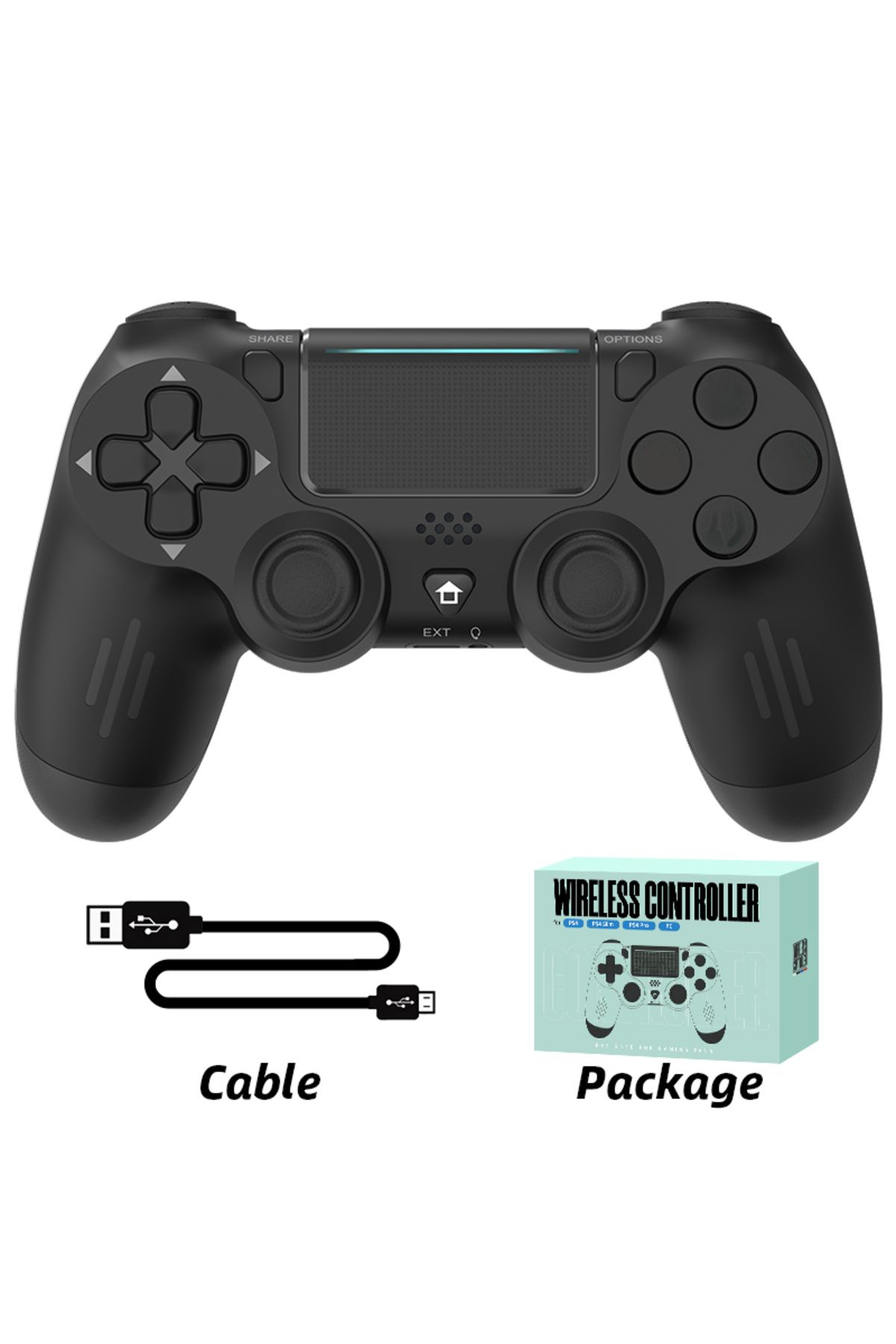 Choice-DATA FROG Bluetooth-Compatible Wireless Controller For PS4 Slim Pro PC Vibration 6-Axis Motion Se... 1