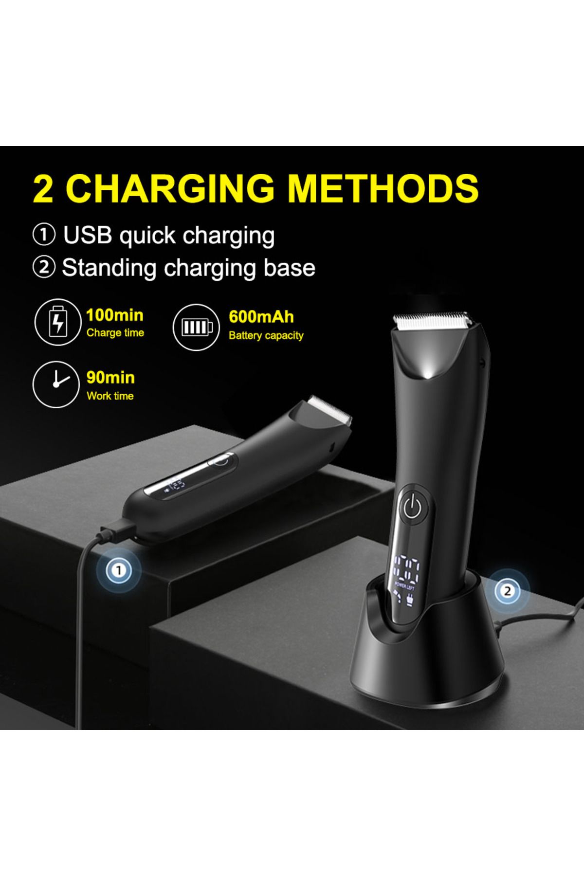 Choice-The Ballber Pro Electric Groin & Body Hair Trimmer for Men - Mens Body Groomer Kitfor Privates -S... 6