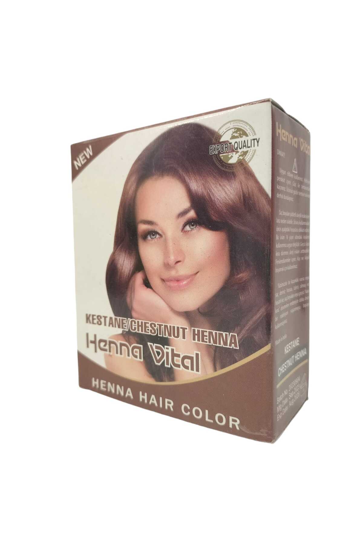 Henna Vital Chestnut Kestane Rengi Henna Hint Kınası 6'lı Paket
