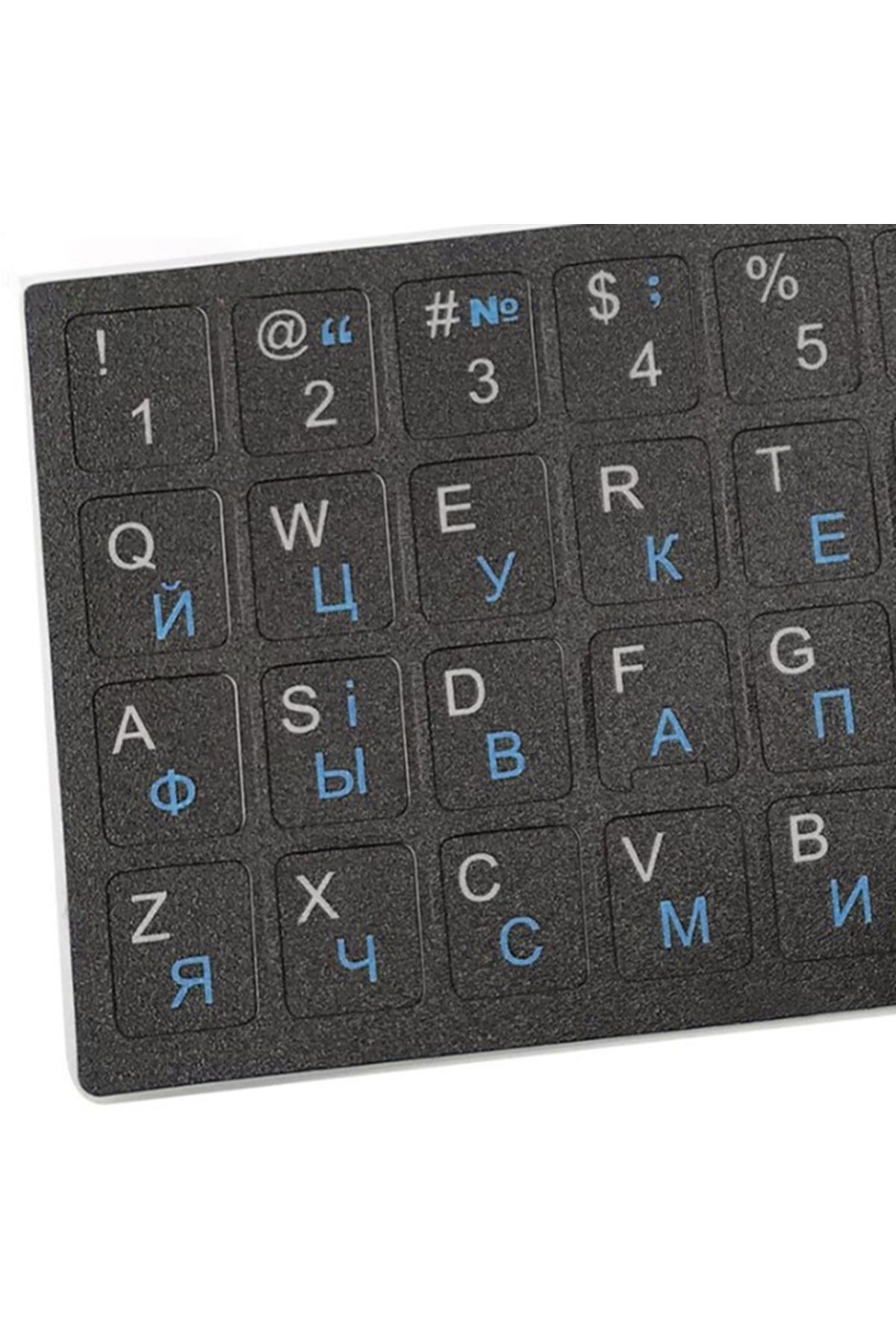 Choice-Ukraine Language Ukrainian Keyboard Sticker Durable Alphabet Black Background For PC Laptop Acces... 6