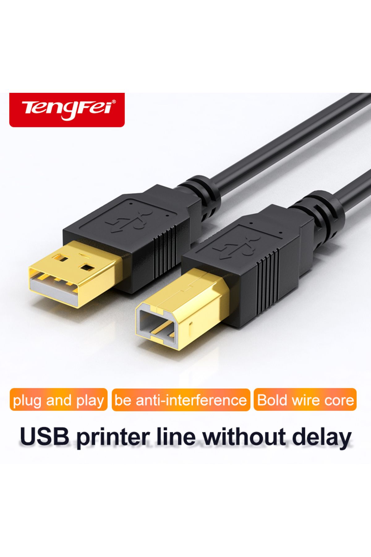 Choice USB 2.0 Printer Cable Type C To USB B Printing Wires For HP Fax Machine Scanner Computer Connecti. Trendyol