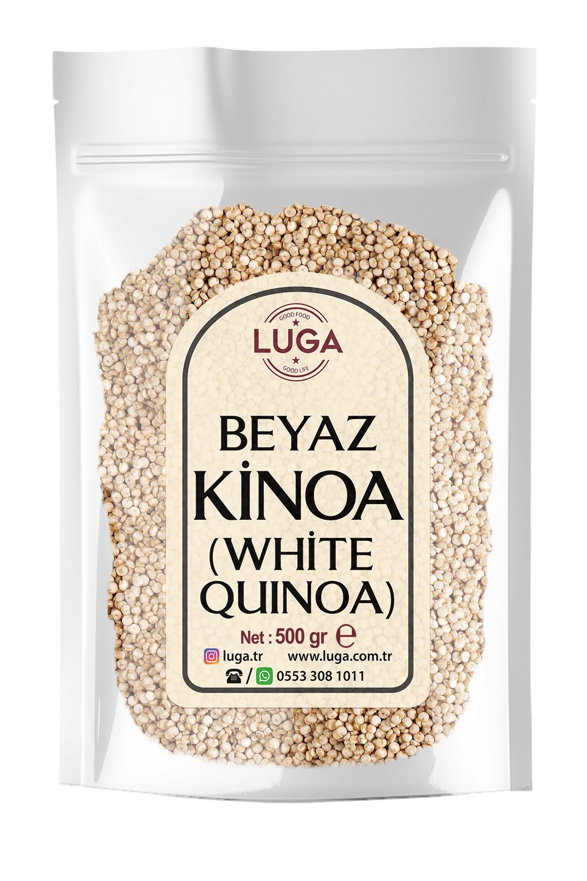 Luga Glutensiz Beyaz Kinoa Tohumu 500 gr