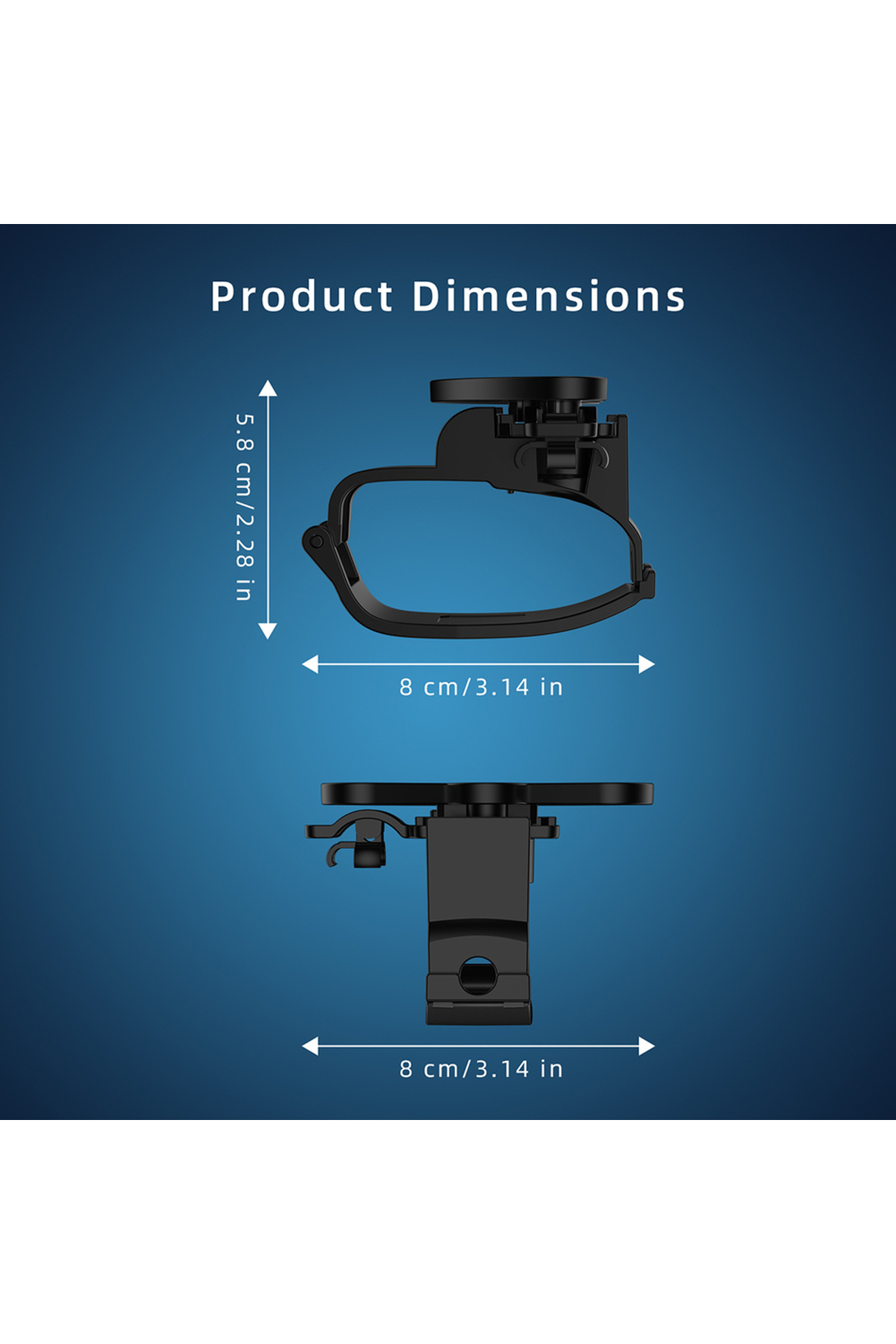 APWIKOGER Mini Steering Wheel for Sony PS5 Game Controller 3D Printing ...