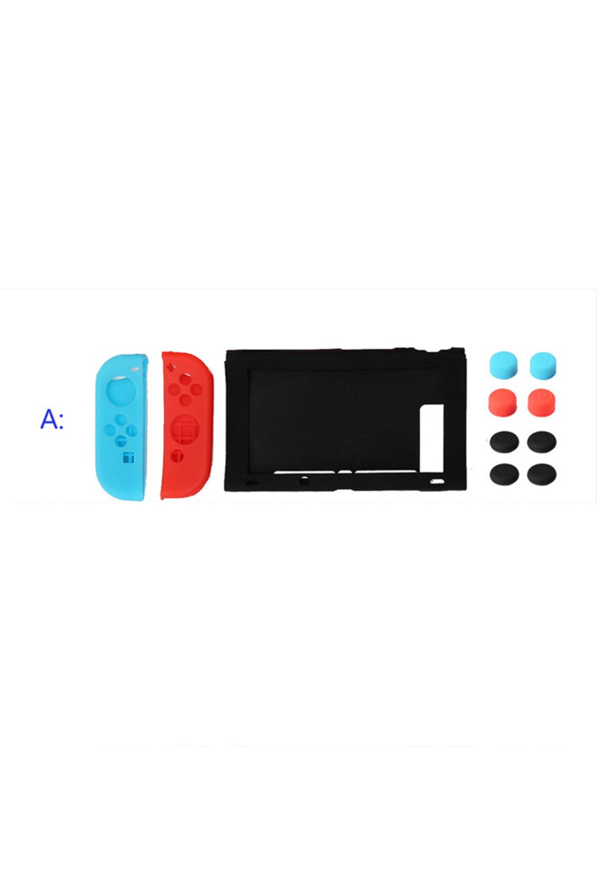 karbeen-11 in 1 Switch Console Case Cover Switch Joy-Con Controller Cover Case Joystick Cap Nintendo Game... 1