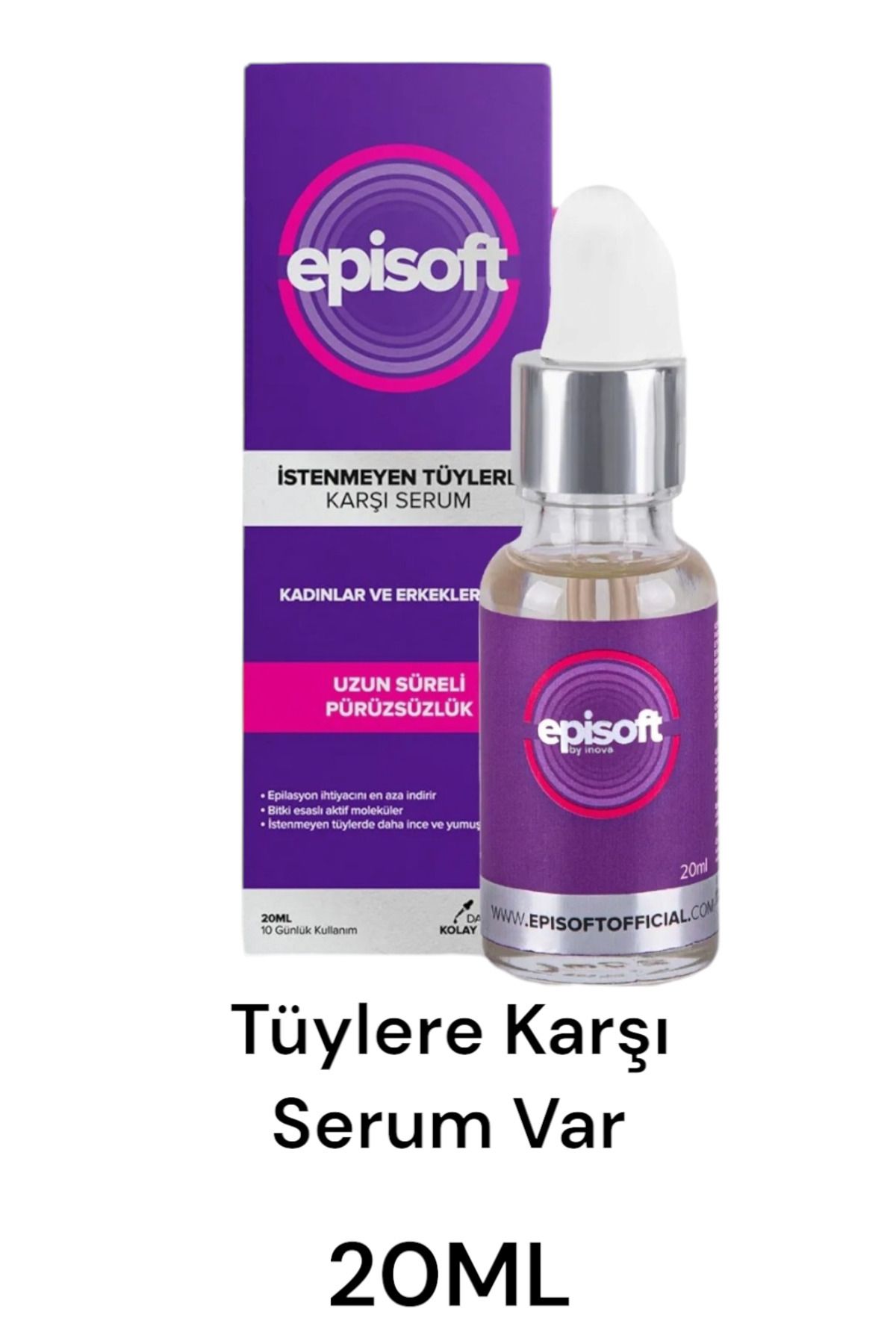 episoft Epi Soft Saç Istenmeyen Tüylere Karşı Serum Tüy Dökücü Kadınlar Ve Erkekler Için Tüylerin Azaltıcı