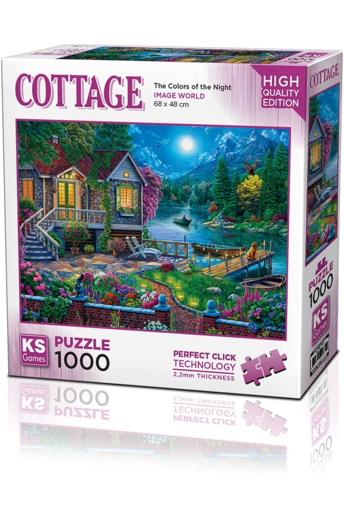 STOREMAX gelalpzr Games 1000 Parça Gecenin Renkleri Puzzle aynet 1109110