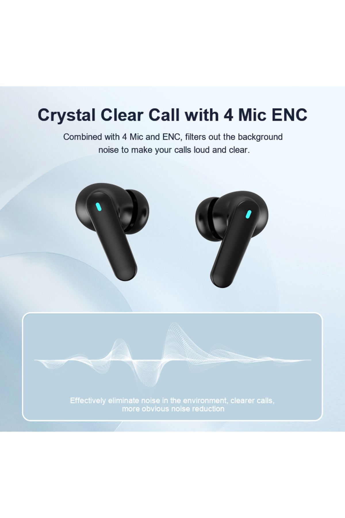 Choice-Beatfade T20 ANC Bluetooth 5.3 Active Noise Cancellation ENC HD Call Gaming Low Latency Transpare... 2