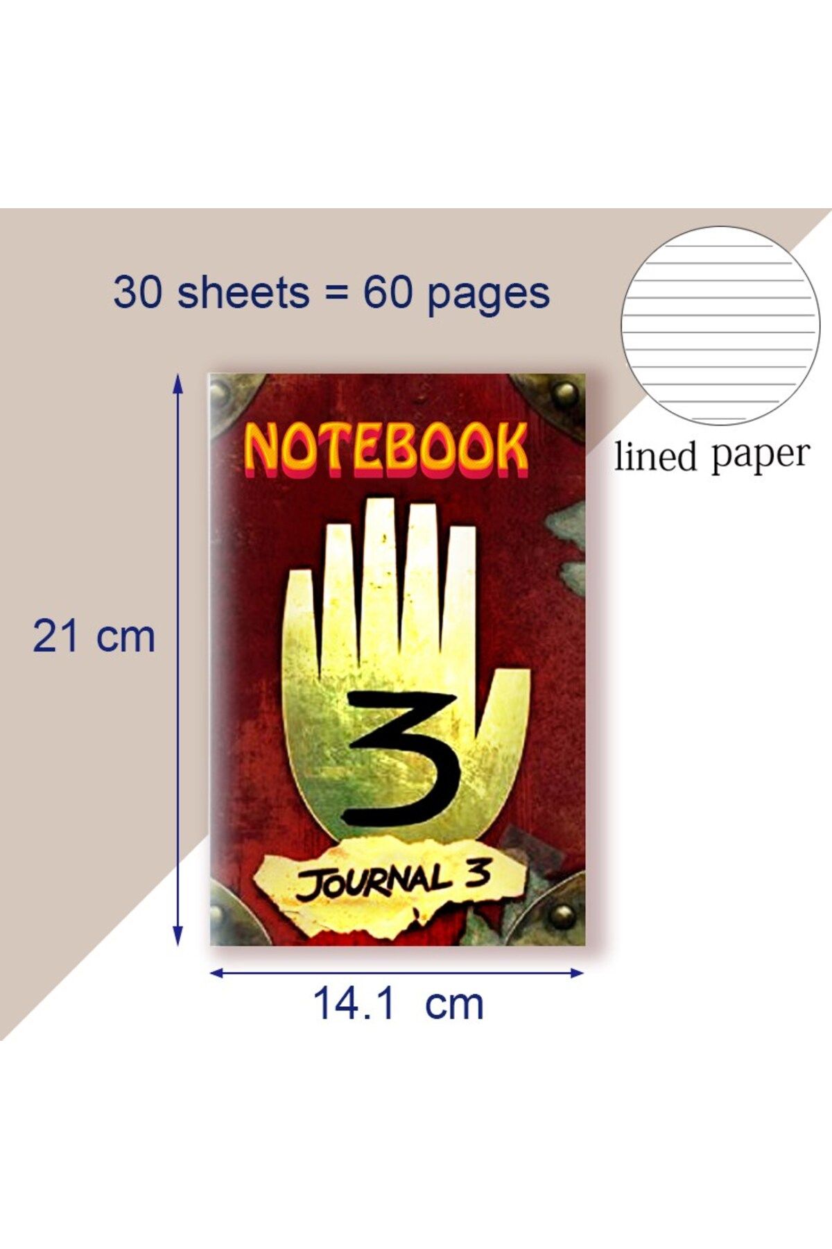 Choice-A5 X10 - 2 A5 Notebook Writing Pad Note Book Гравити Фолз Дневник Bill Cipher Diary Planner Magic Tr 1