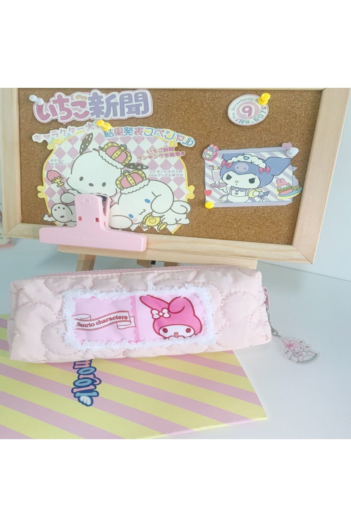 Choice-New Sanrio Hello Kitty Pencil Pouch Large Capacity Pen Case Cute Kt Cat Cosmetic Bag Girls Studen... 7