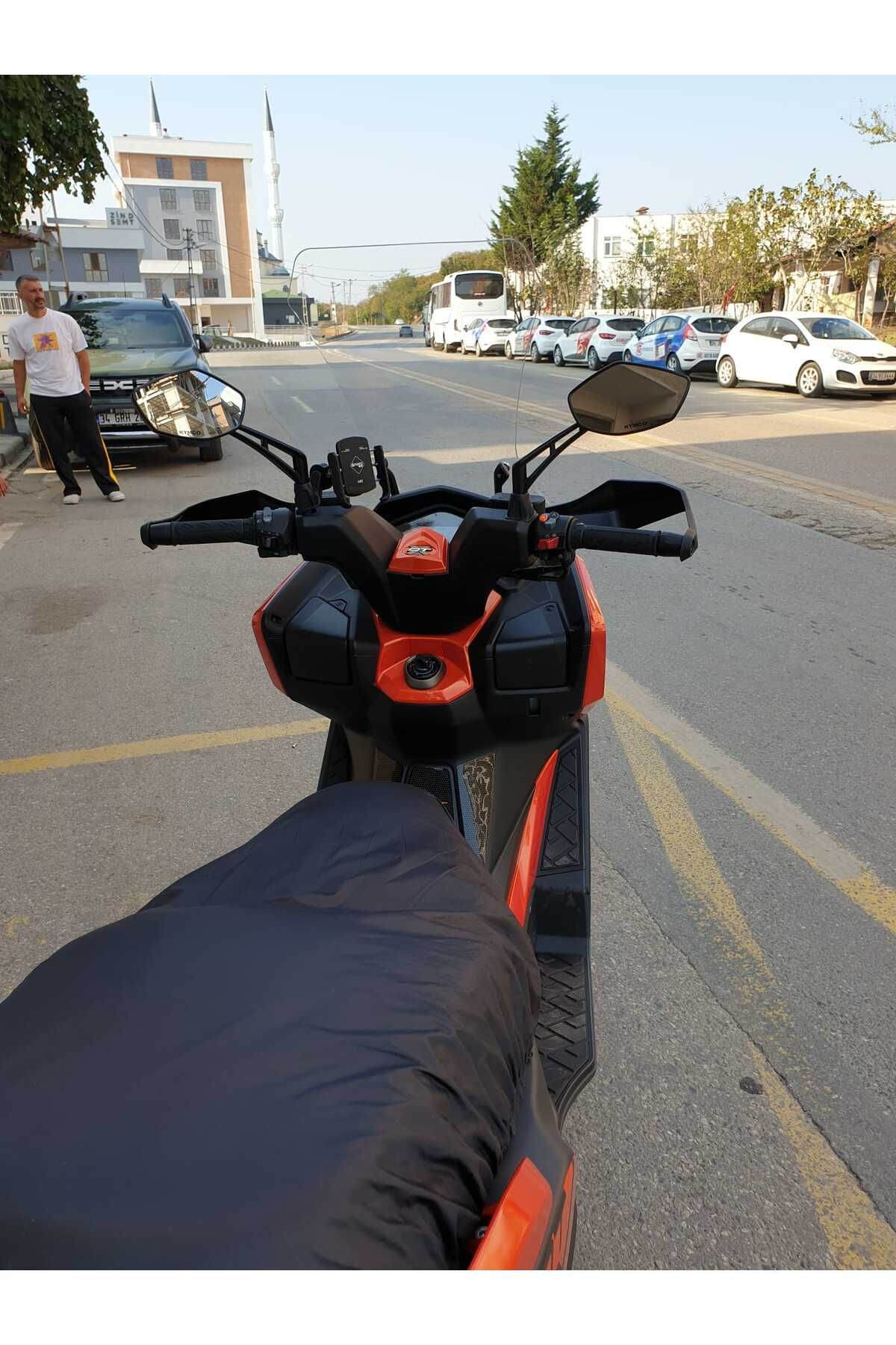 Kymco DTX 250 Siperlik Ön Cam 2025 Model 68cm şeffaf Renkli 4mm