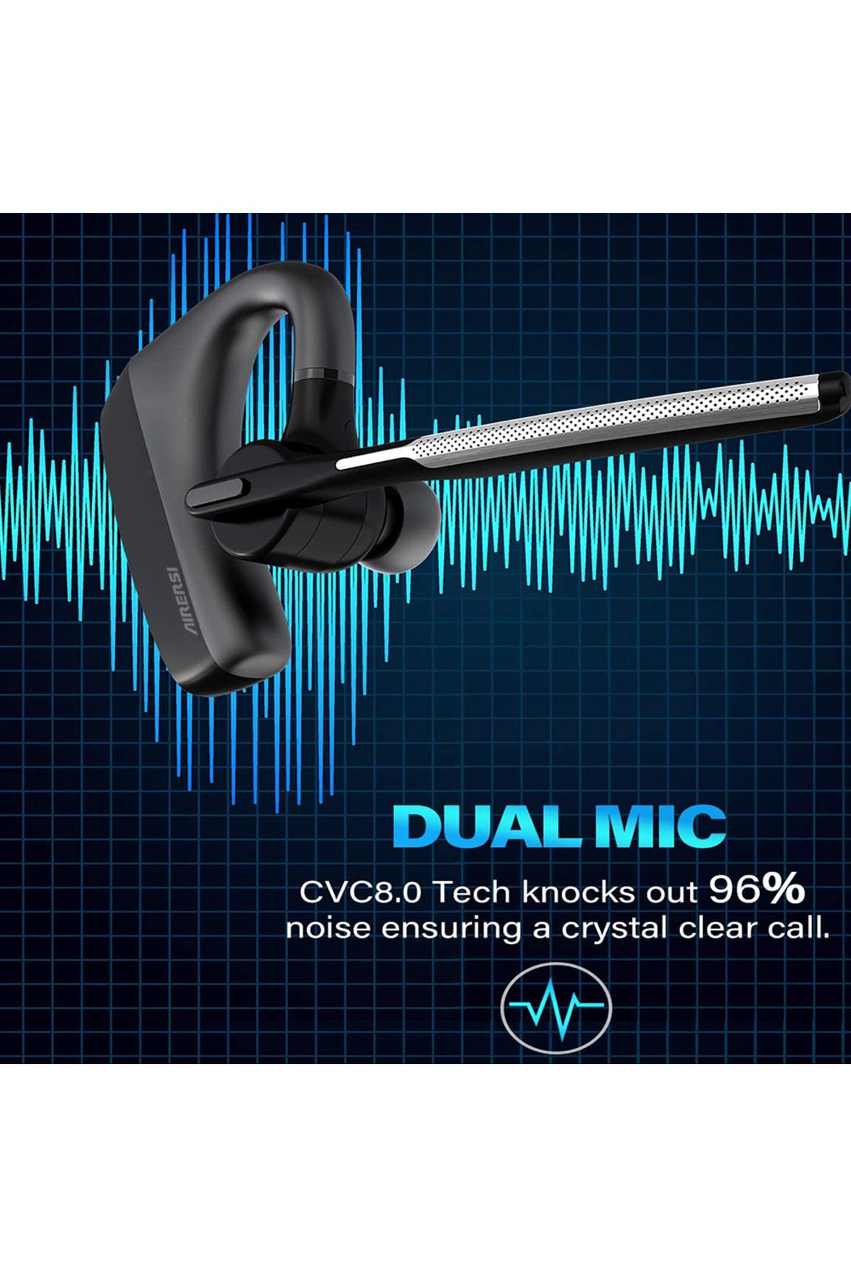 Choice-2023 Newest K18 Bluetooth Headset Handsfree Headphones CVC8.0 Dual Mic Noise Cancelling Wireless ... 4