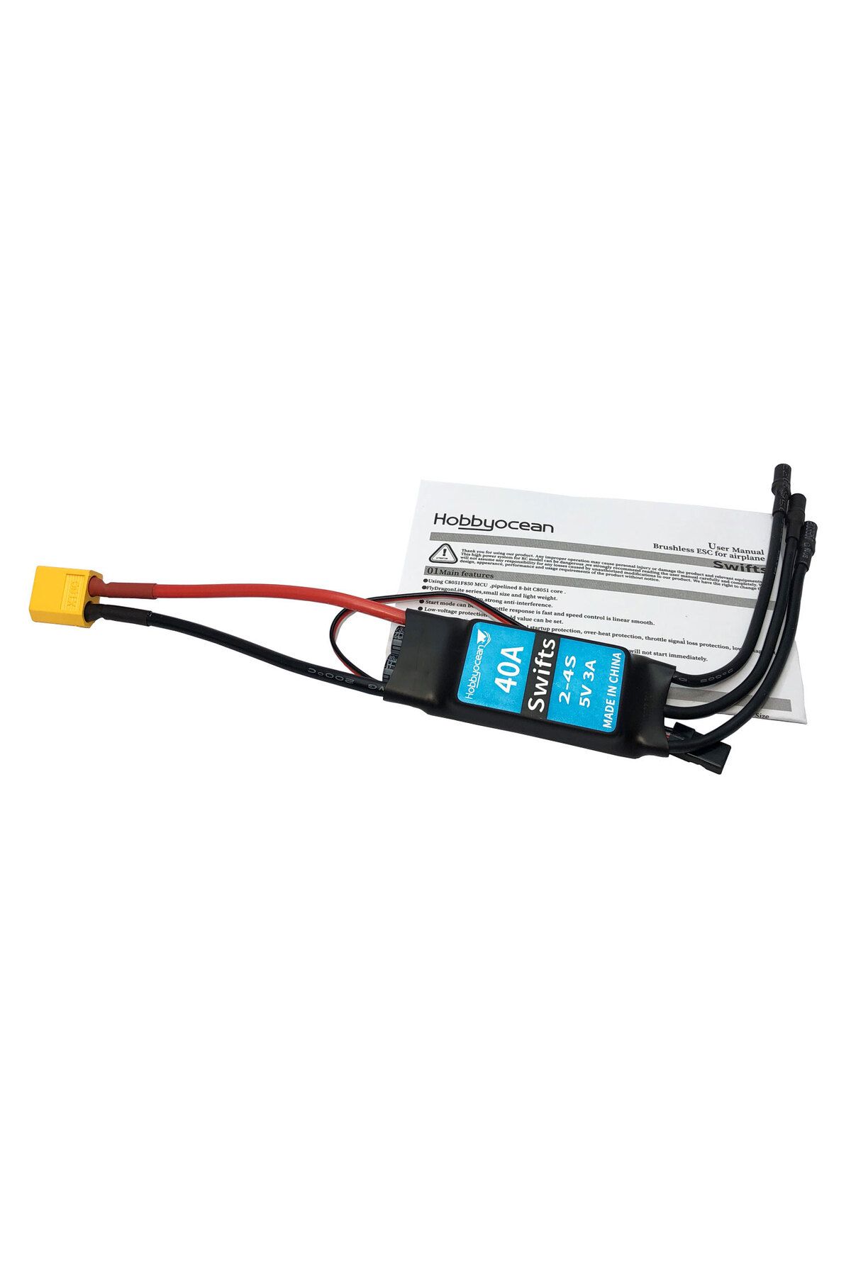 Choice-Hobbyocean 40A Brushless ESC Electric Speed Controller 2-4S for RC FPV Quadcopter Aircraft Model ... 6