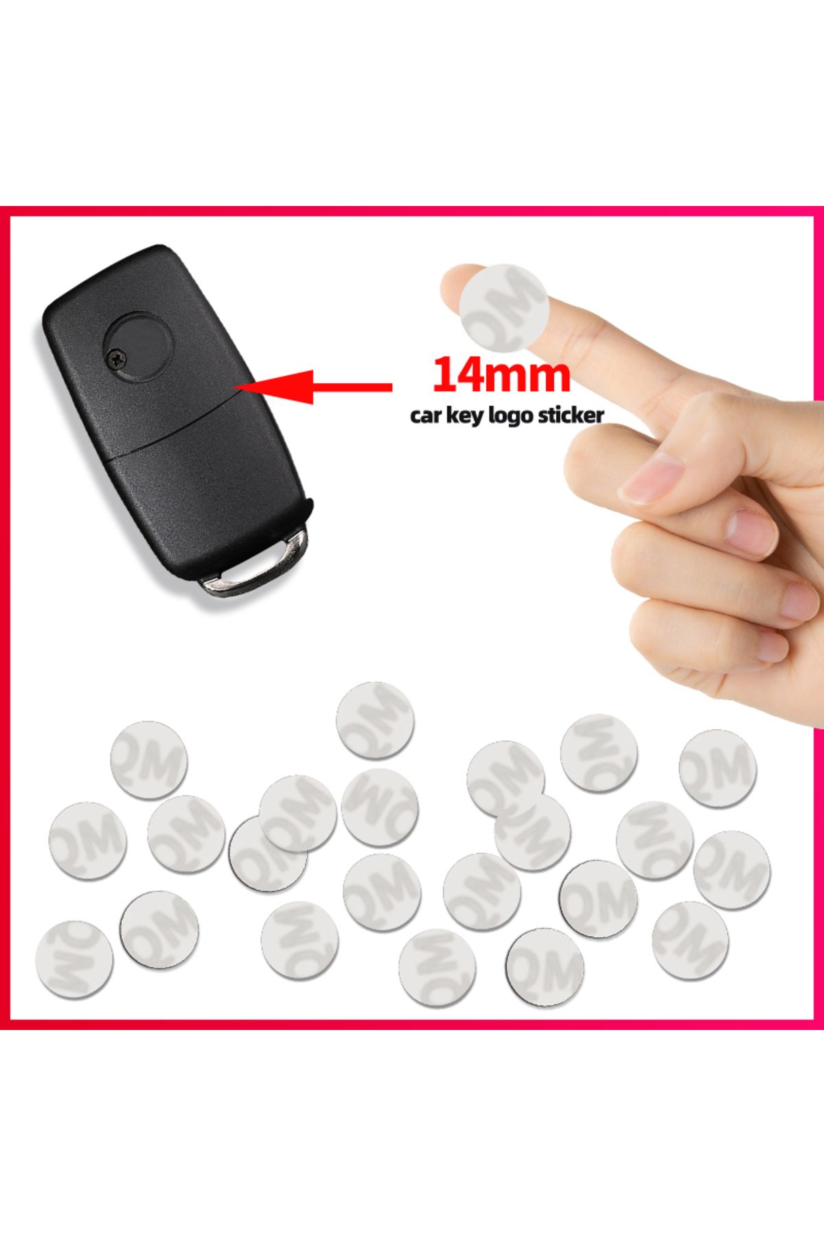 Choice-14mm Car Badge Emblem Sticker Car Control Key Logo For Chevrolet Sonic Cruze Malibu Tahoe Impala ... 8