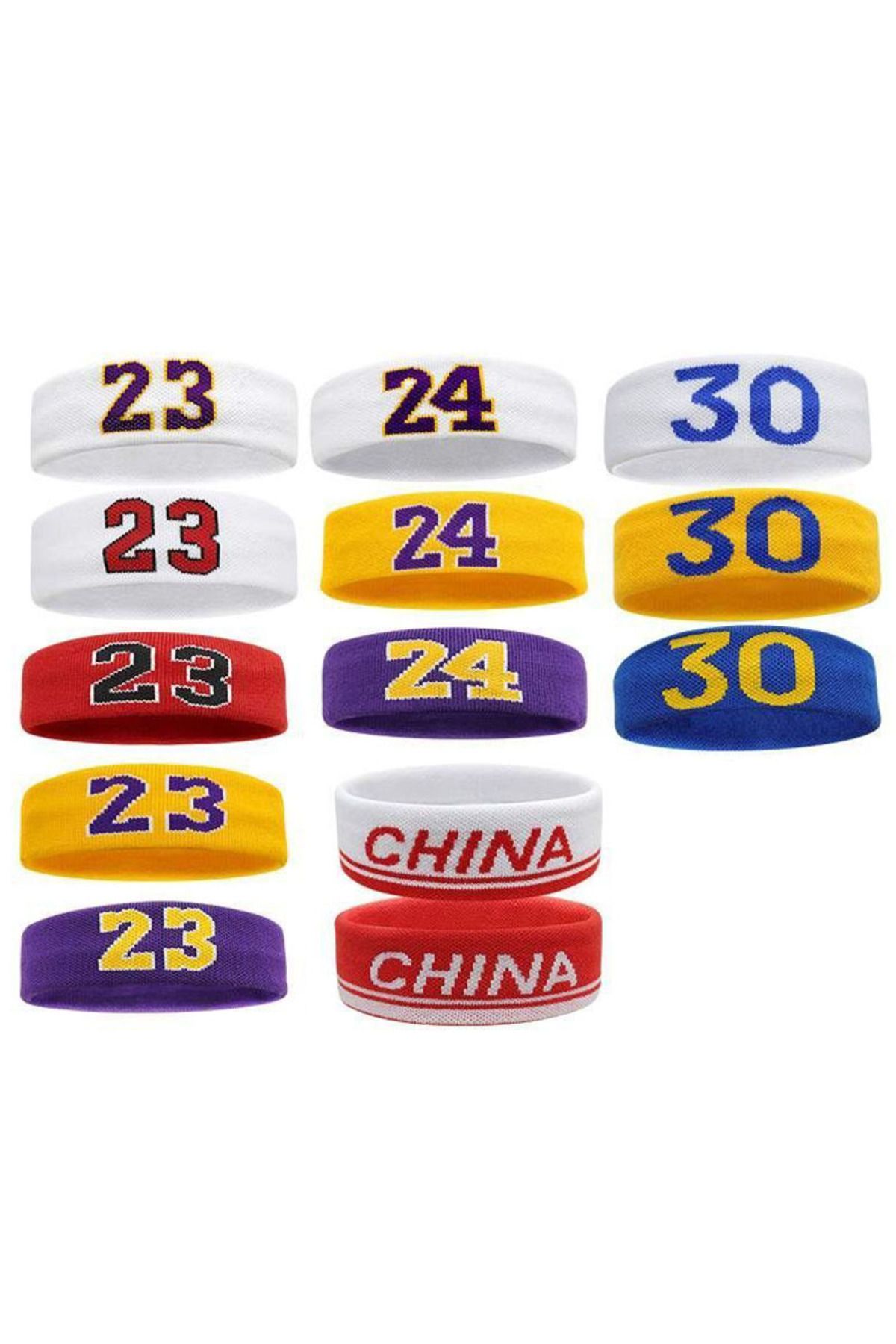 Choice-Cotton Athletic Headband Elastic Sweatband Protection Basketball Tennis Sport Adult Kids Style Gy... 4