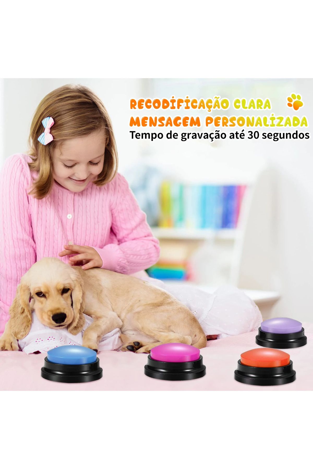 Choice-New Voice Recording Button Pet Toys Dog Buttons for Communication Pet Training Buzzer Recordable ... 3