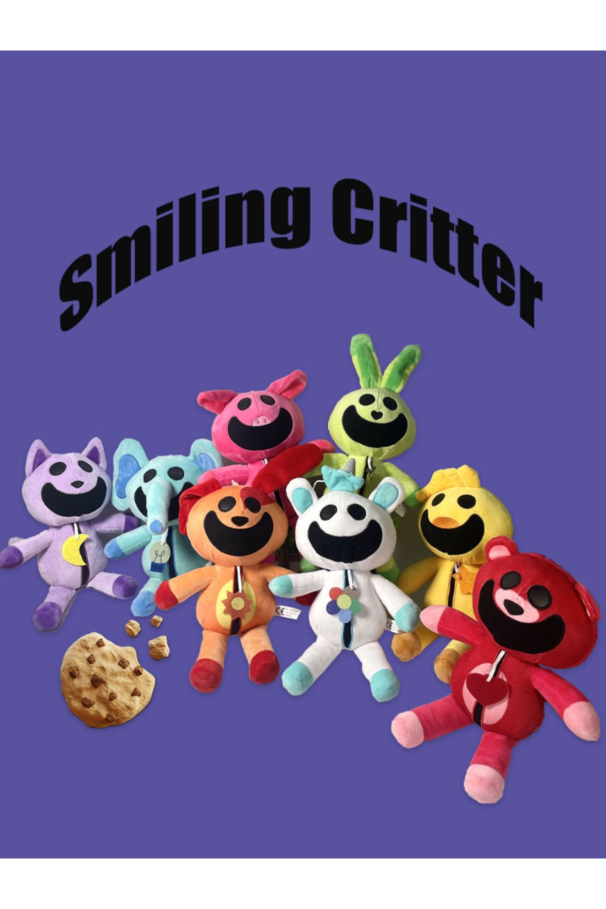 Choice-30cm Smiling Critters Plush Toy Smiling Critters Cat Nap Catnap Accion Doll Soft Toy Peluches Pil... 8
