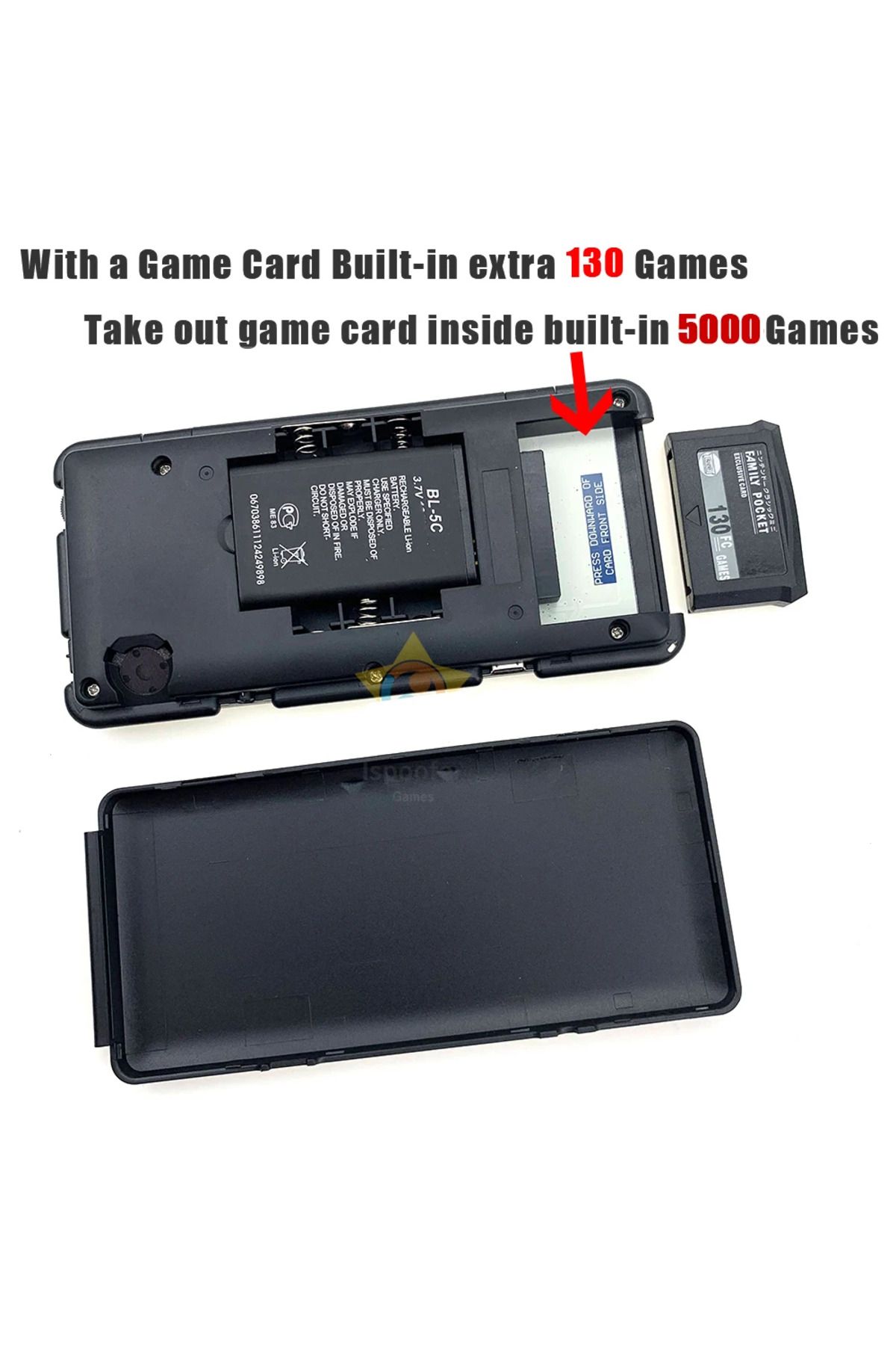 HeroAngel-FC3000 V2 Classic Retro Handheld Game Console 5000 Games IPS Screen Mini Video Game Player For MA... 6