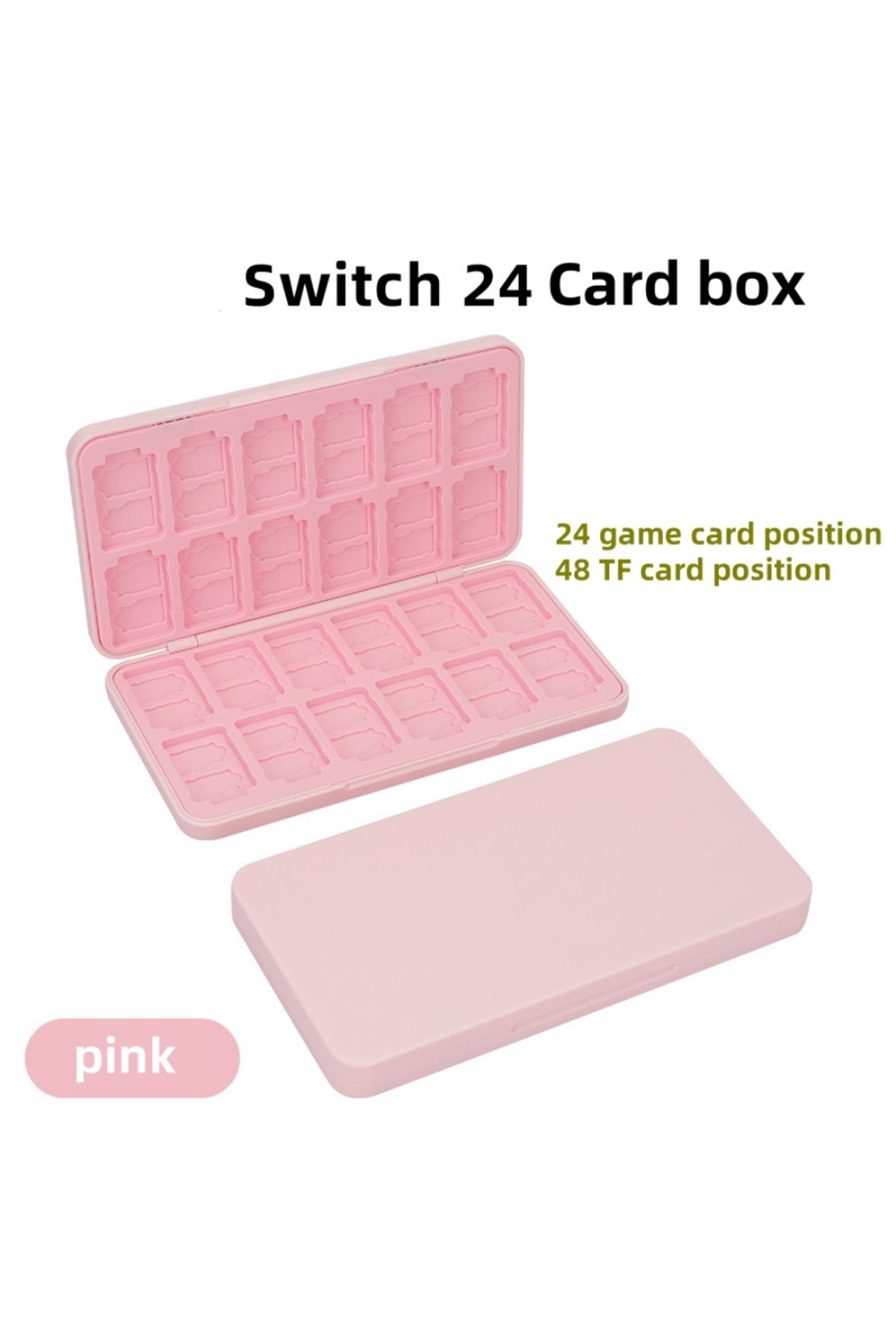 Choice-Ns Switch Oled Game Card Storage Box Hard Shell Protective 24 Game Cards Holder Case for Nintendo... 4
