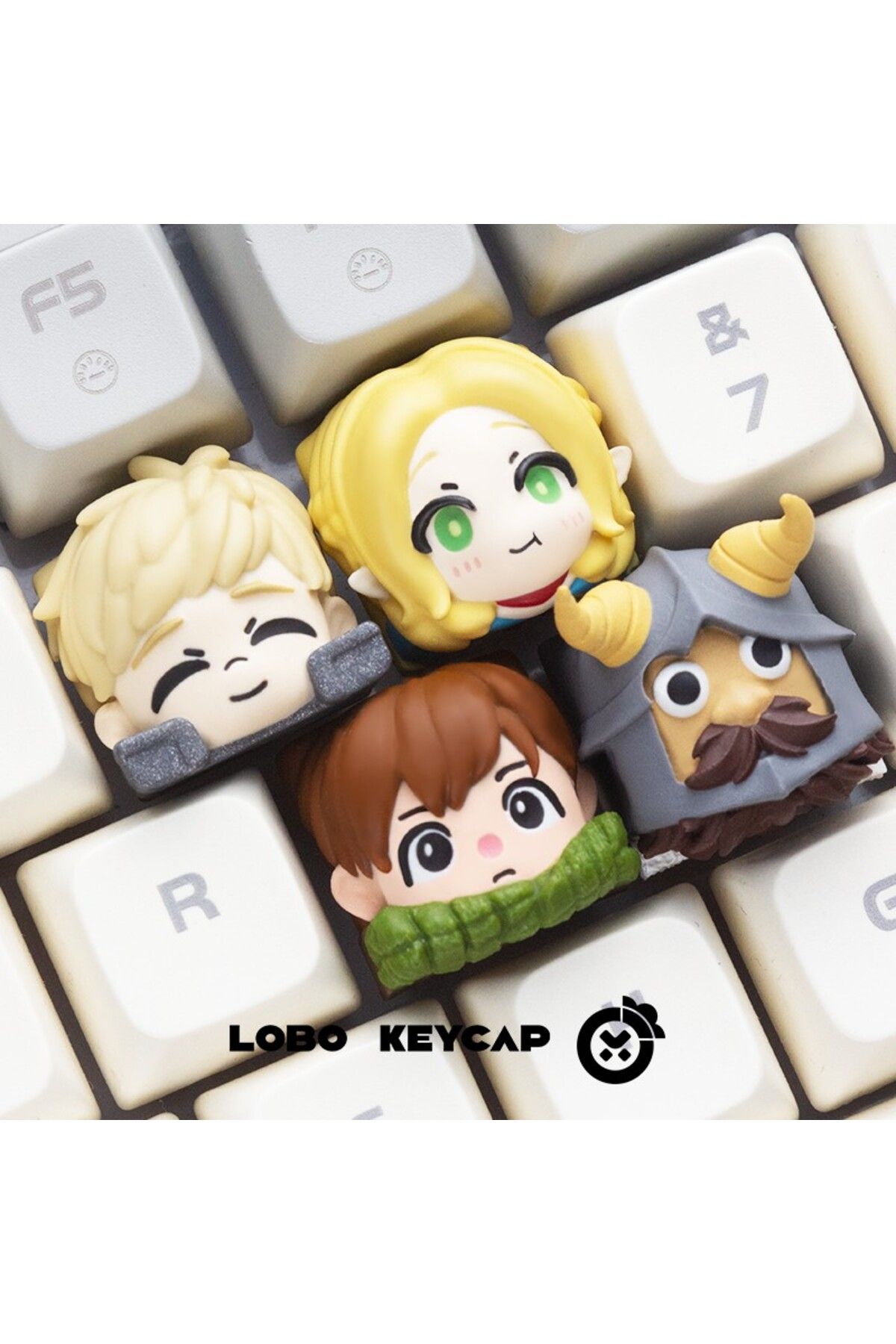Choice-LOBO Delicious in Dungeon Hand-made Resin Keycap Mechanical Keyboard Keycaps Cute Customized Gami... 7