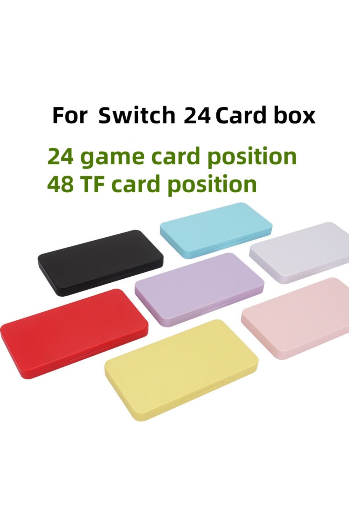 Choice-Ns Switch Oled Game Card Storage Box Hard Shell Protective 24 Game Cards Holder Case for Nintendo... 5