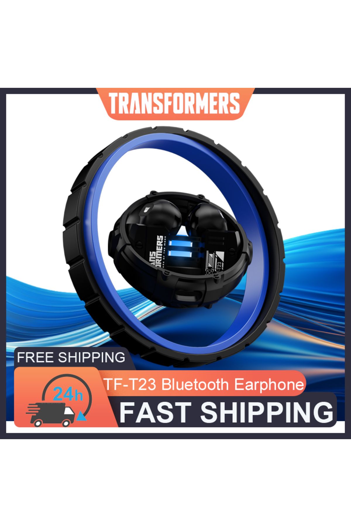 Choice-New TRANSFORMERS TF-T23 Wireless Earphone Touch Control Bluetooth 5.4 Gaming Headset 13mm Dynamic... 2