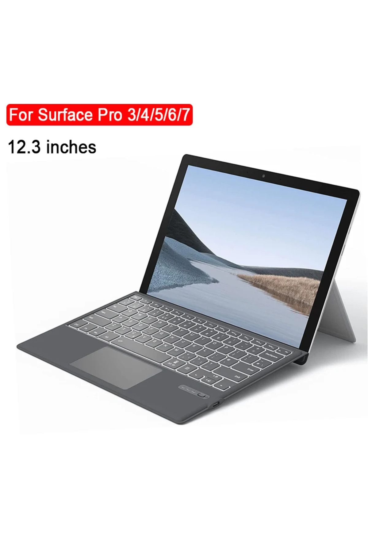 Choice-Trackpad Keyboard for Microsoft Surface Pro 3 4 5 6 7 Go 1 2 3 Bluetooth Wireless Keyboard Tablet... 1