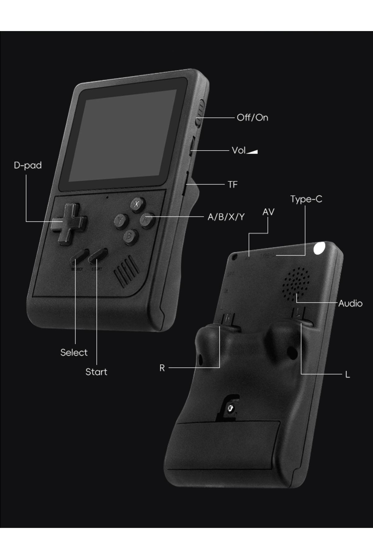 Choice-Handheld Game Console Portable Retro Mini Video Game for NES/SNES/GBA Emulators Consoles for Game... 7