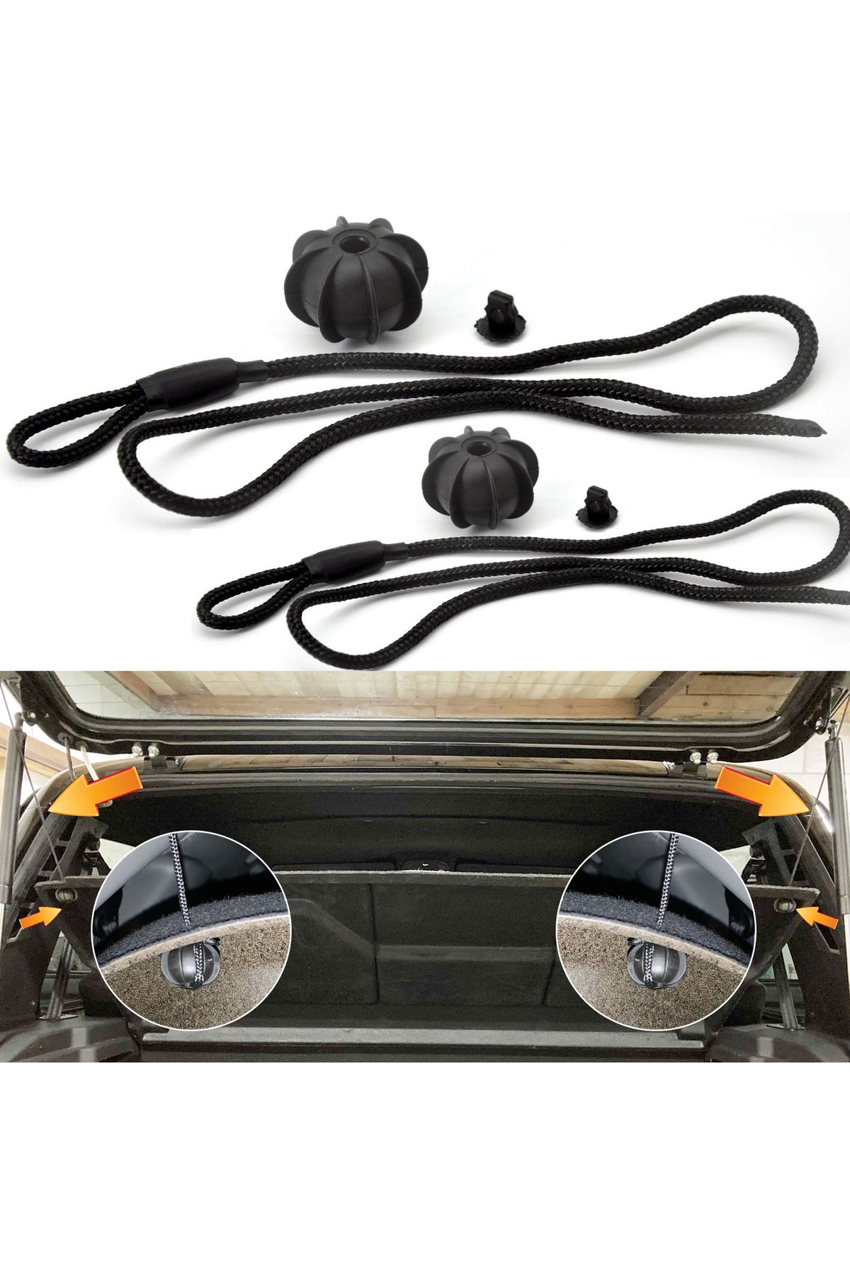 Choice-Rear Parcel Shelf Strap String Cord For Skoda Octavia A5 A7 1Z 5E Superb 3T 3V Fabia MK1 MK2 MK3 ... 7