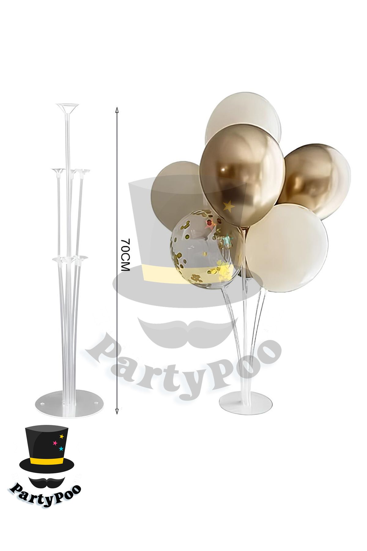 PartyPoo Balon Standı 7'li