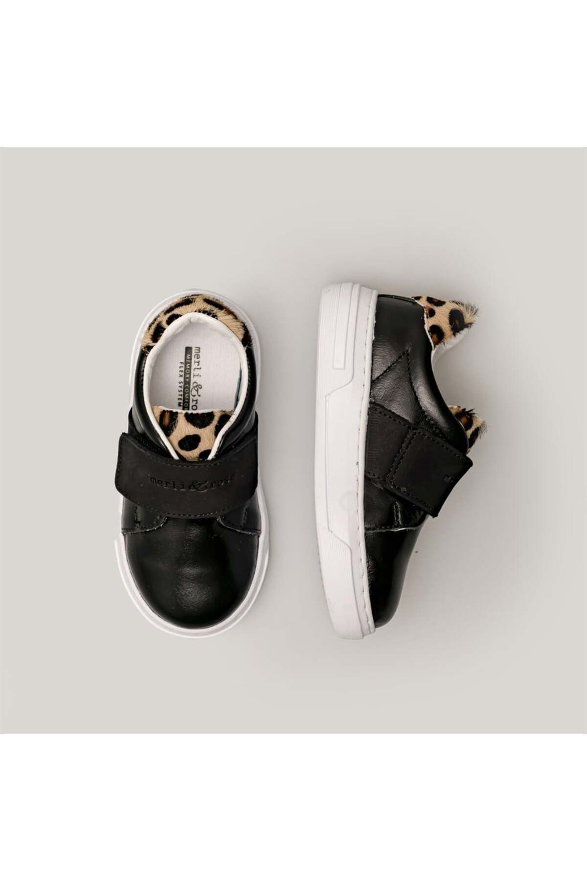 Merli&Rose-Merli Sneakers| Black - Leopard 2