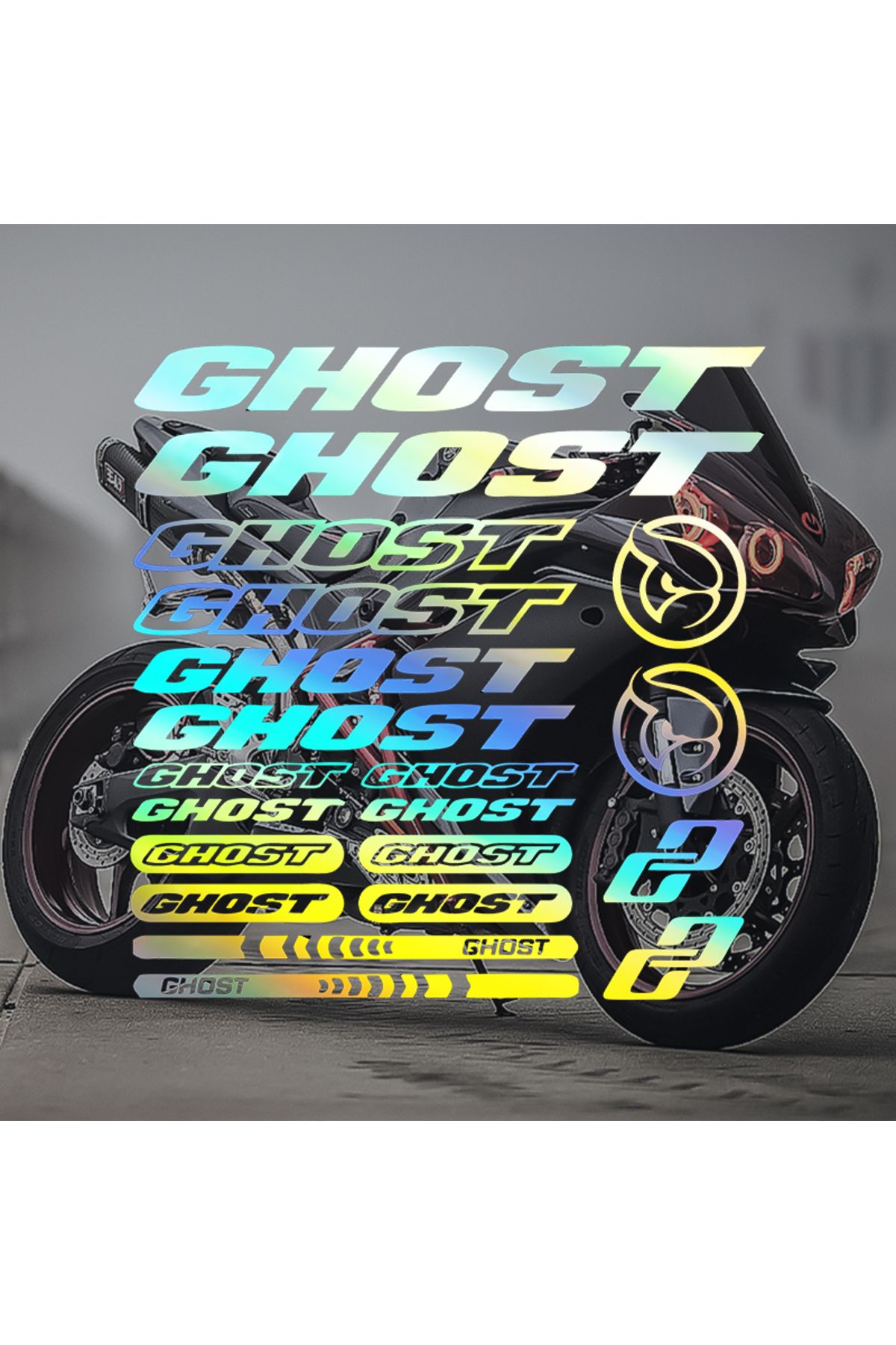 Choice-G178 Bicycle Frame Vinyl Stickers For GHOST Road bike Mountain Bike MTB BMX Cycling Rack Decal Bi... 2