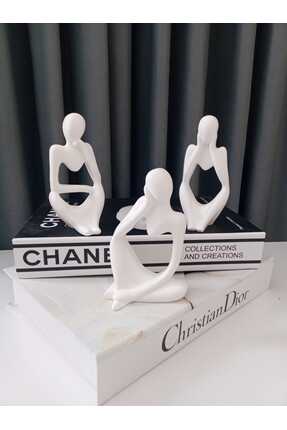 MİMİKRİ HOME Dekoratıf Bohem 3 lü İnsan Figürleri