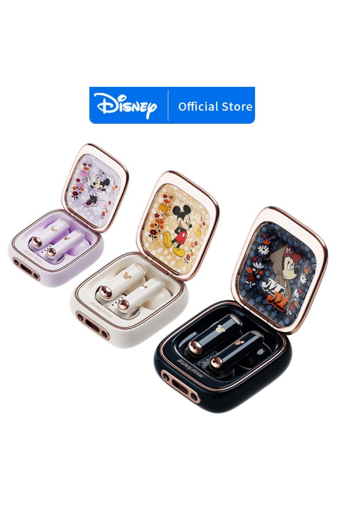 Choice-Disney Q7 Space Capsule HIFI Sound Bluetooth Earphone Wireless In-ear Sports Waterproof Headset N... 2