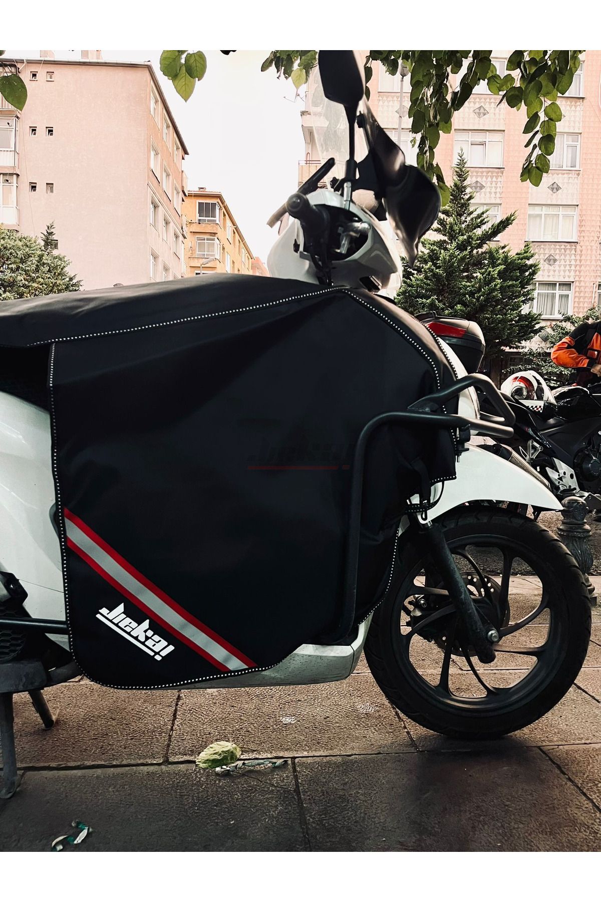 JİEKAİ Hero Dash 125 Motosiklet Diz Örtüsü Scooter Diz Örtüsü Premium (Su ve Rüzgar Geçirmez)