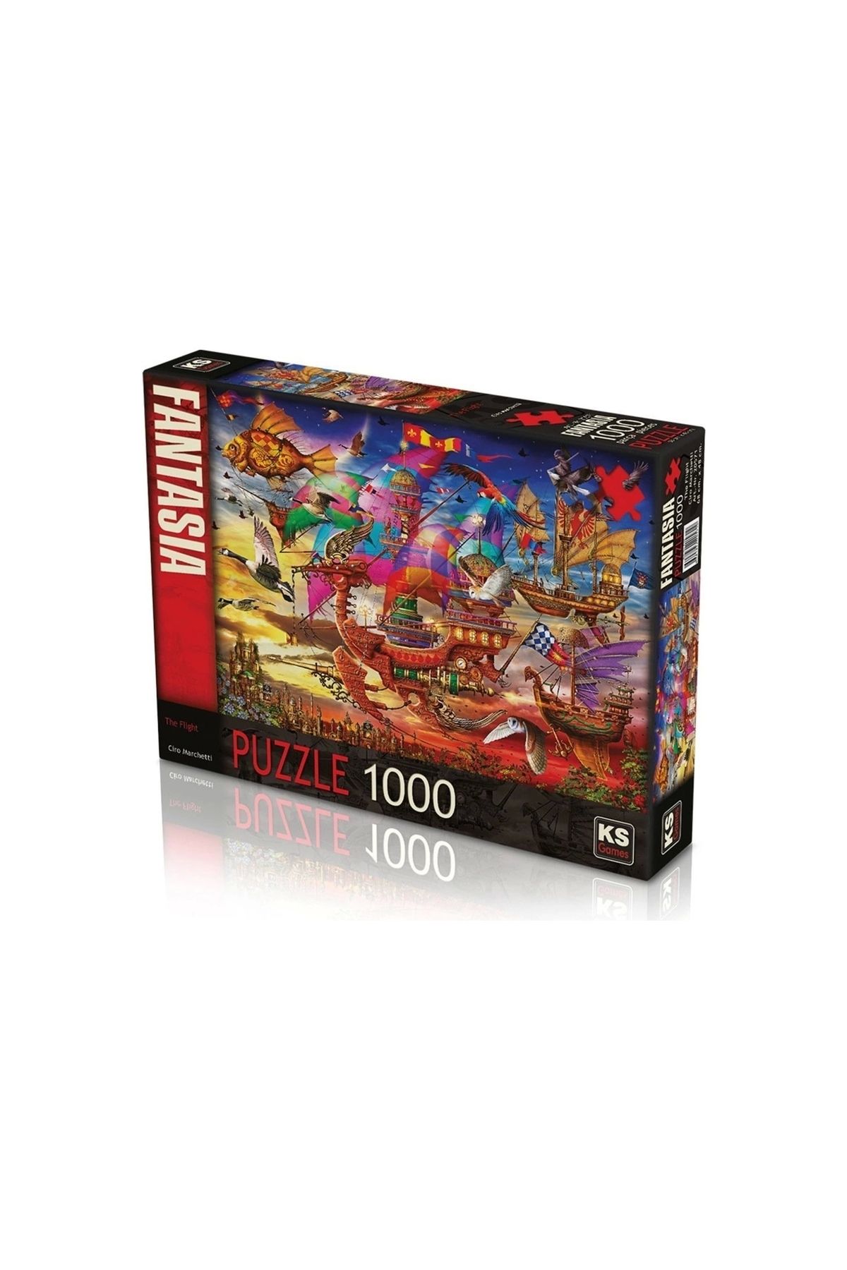 پازل ۱۰۰۰ تکه پرواز طرح منحصر به فرد با کیفیت عالی از KS Games Sunman