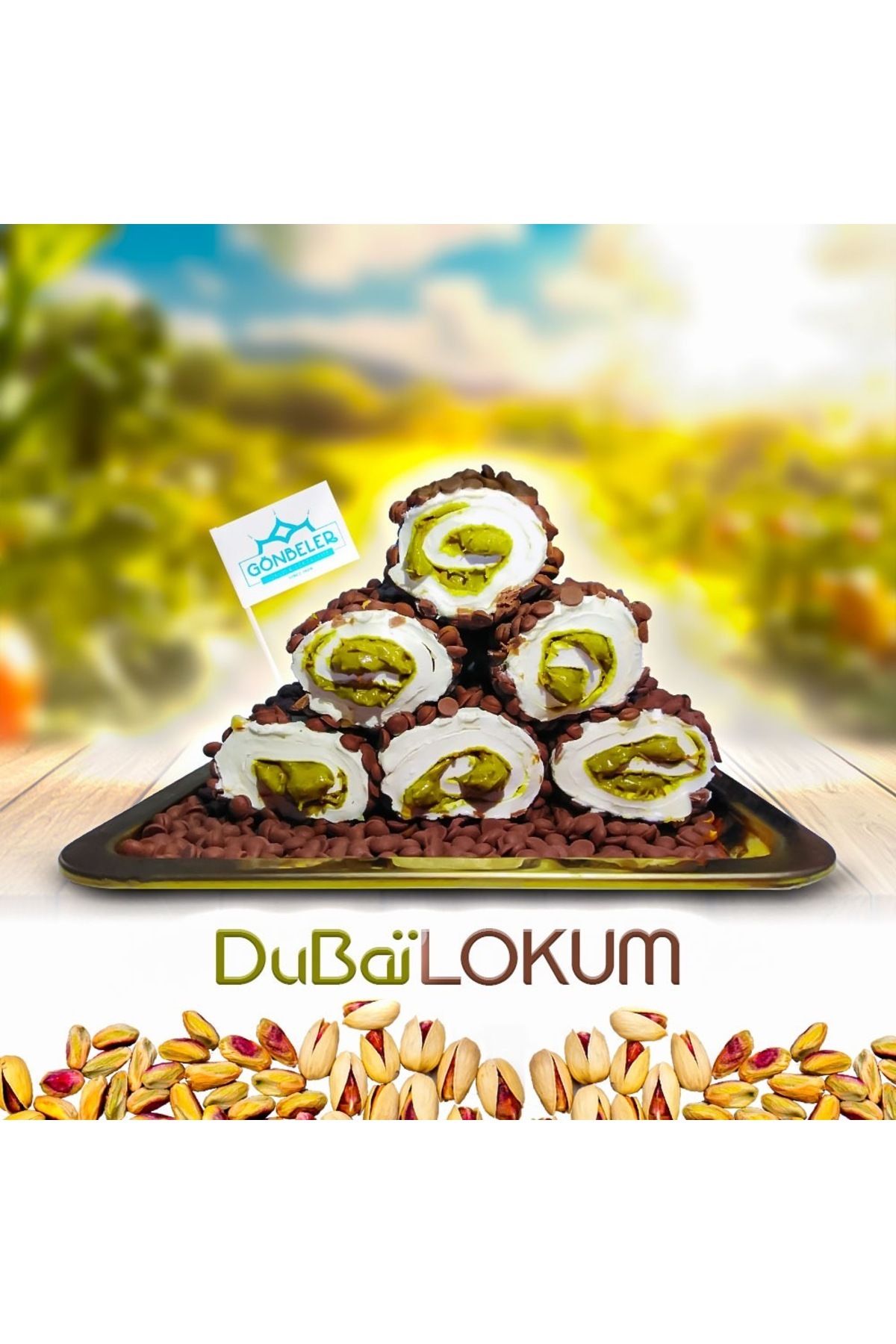 Dubai Çikolatalı Lokum 500 GR