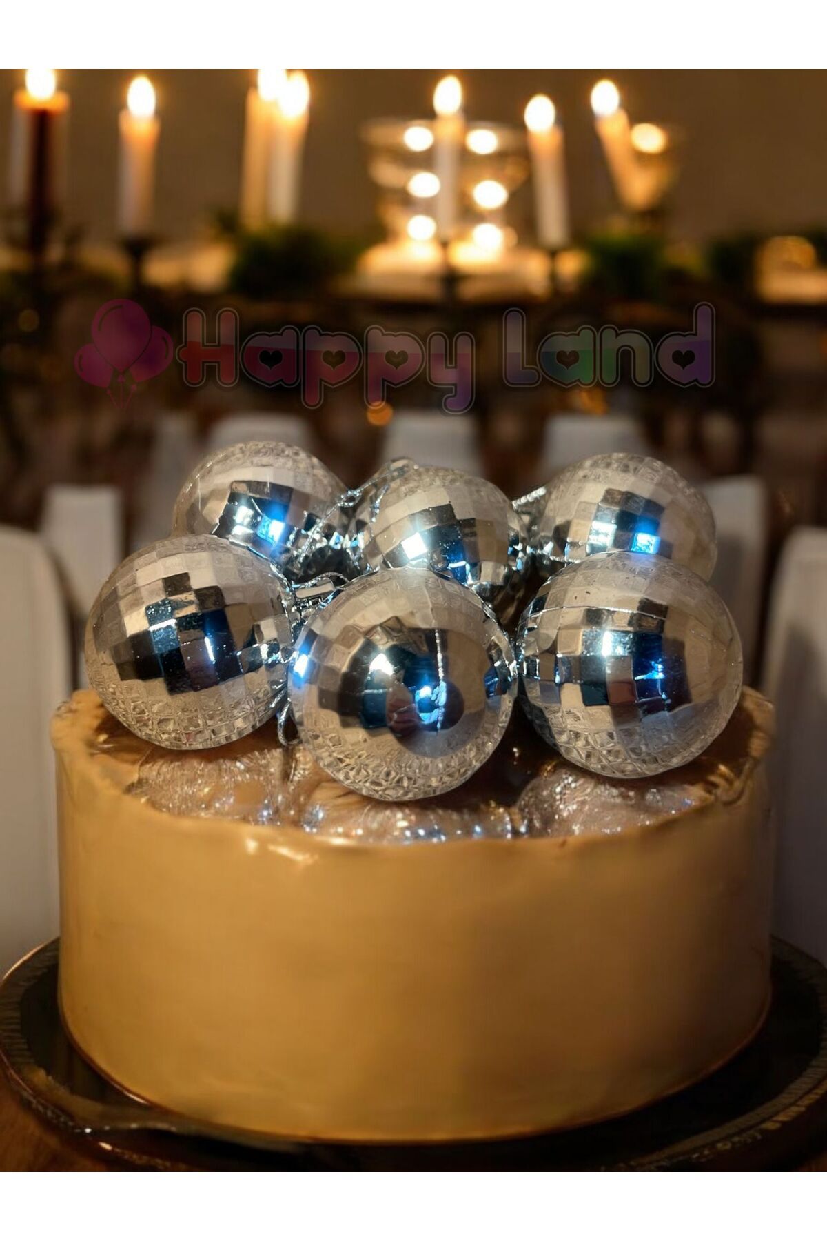 cest une boule disco 4 cm 6 styles de décoration de gâteaux sur des boules de disco