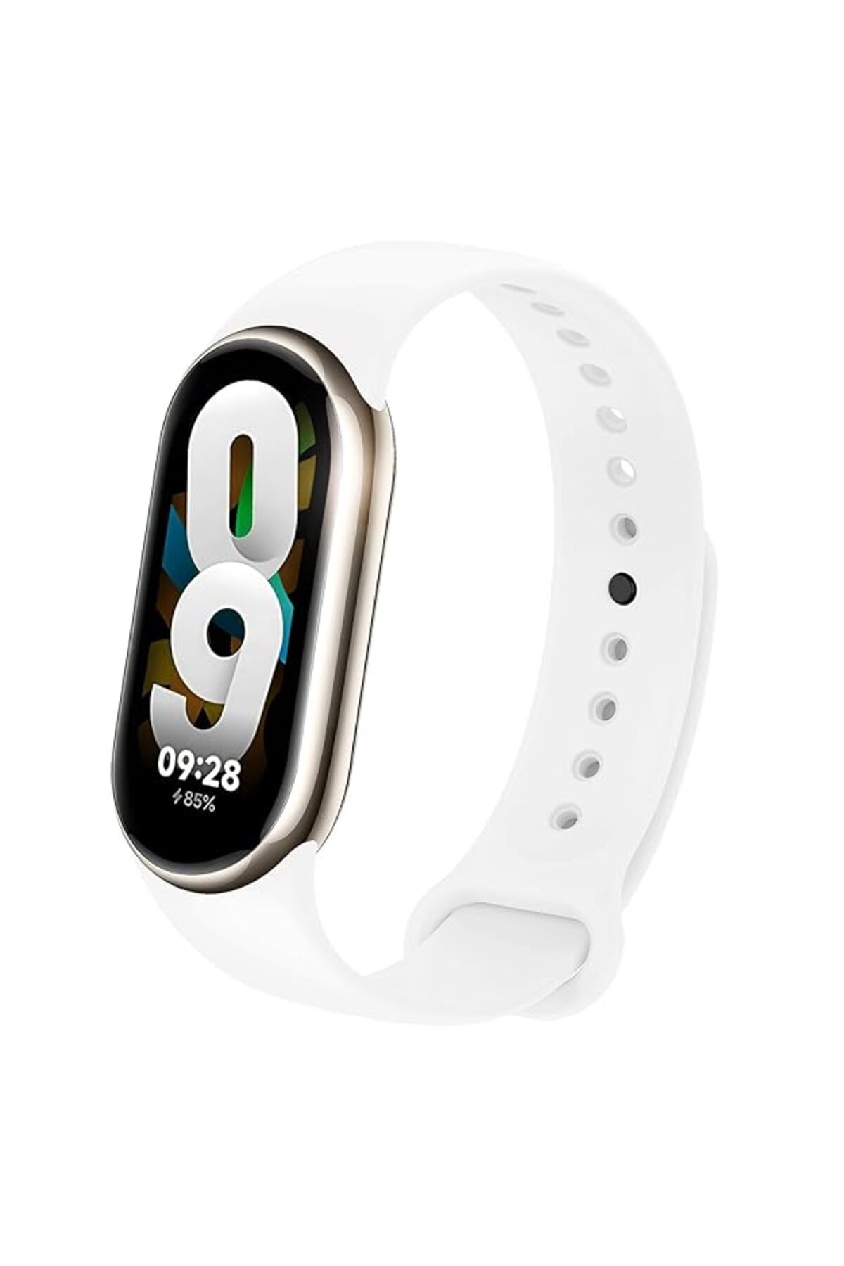 Xiaomi Mi Band 8 Uyumlu Kordon Liquid Silikon Ayarlanabilir Renkli Lekelere Dayanıklı Lansman Kordon