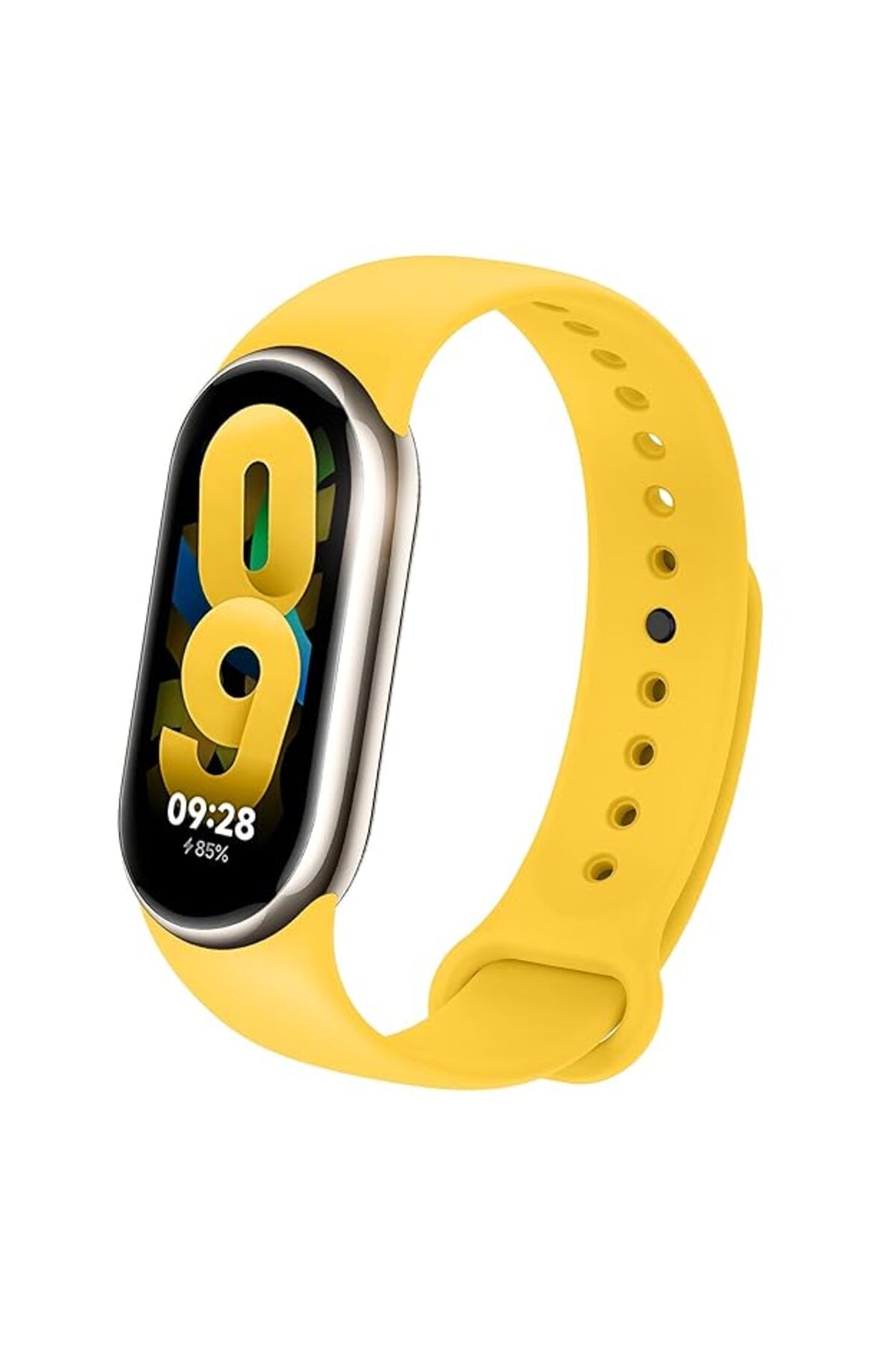 Xiaomi Mi Band 8 Uyumlu Kordon Liquid Silikon Ayarlanabilir Renkli Lekelere Dayanıklı Lansman Kordon