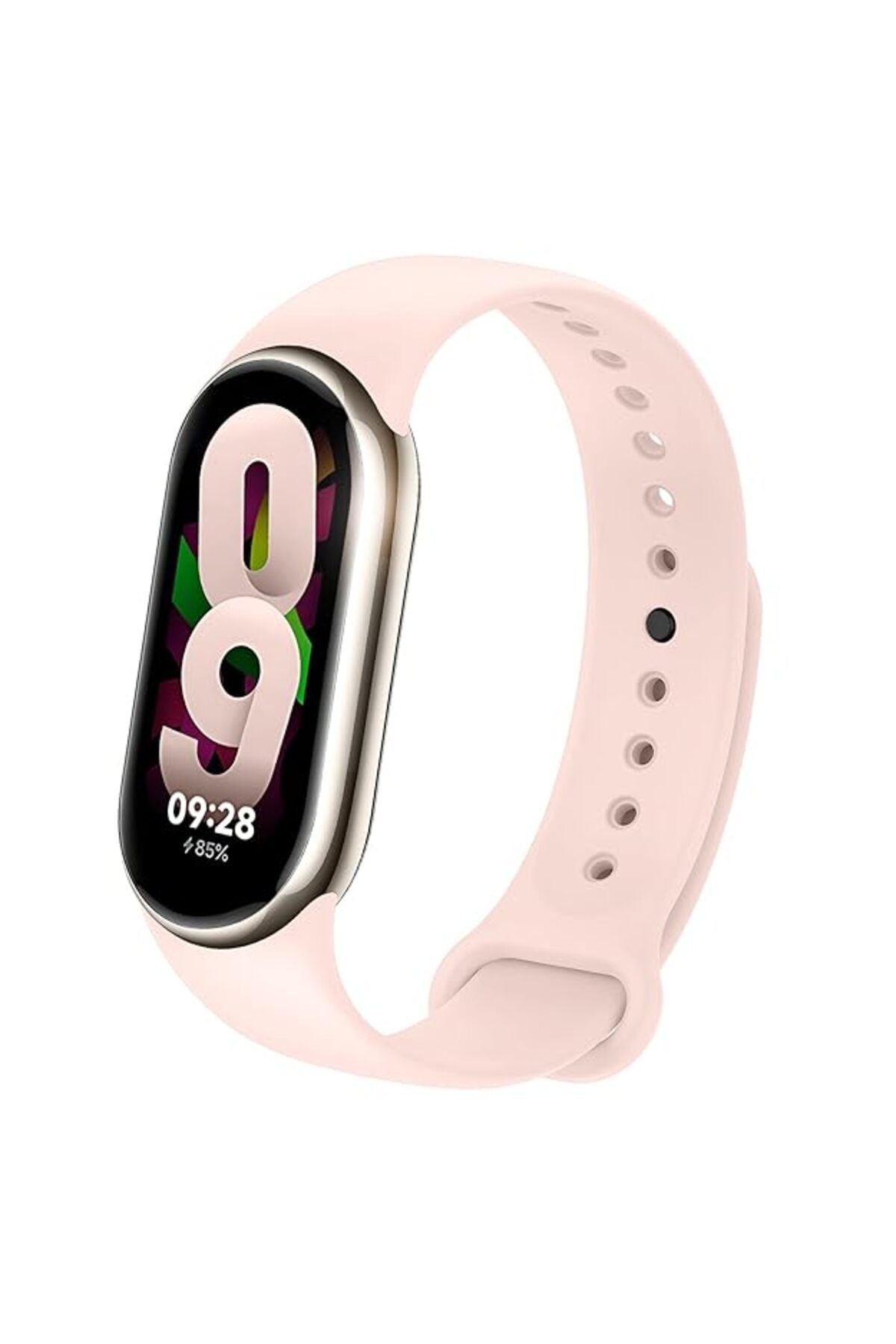 Xiaomi Mi Band 9 Uyumlu Kordon Liquid Silikon Ayarlanabilir Renkli Lekelere Dayanıklı Lansman Kordon