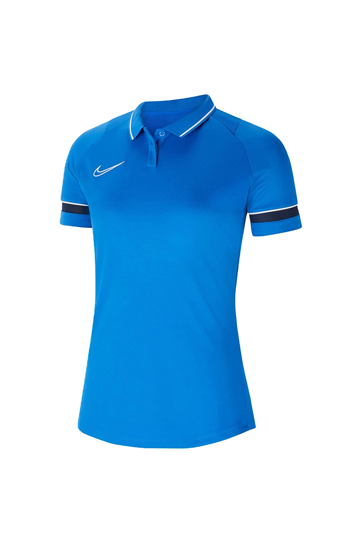 Nike Academy Dri Fit Kadın Mavi Klasik Yaka Polo Tişört