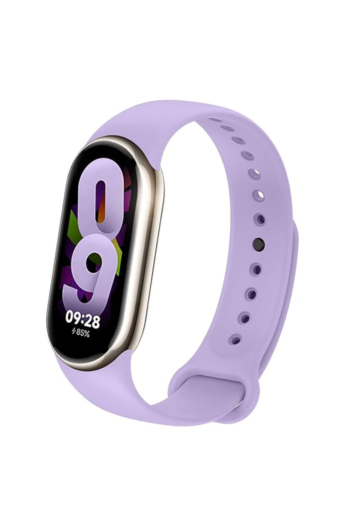 Xiaomi Mi Band 8 Uyumlu Kordon Liquid Silikon Ayarlanabilir Renkli Lekelere Dayanıklı Lansman Kordon